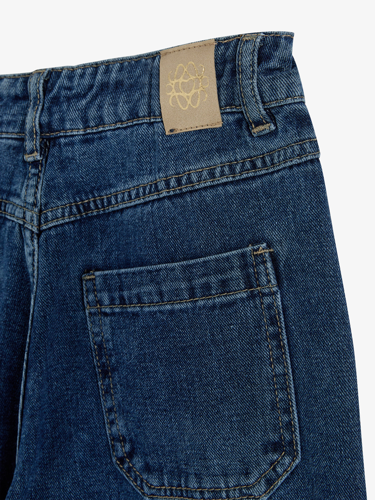Jeans med brede ben - Tweens - Dark Blue Denim