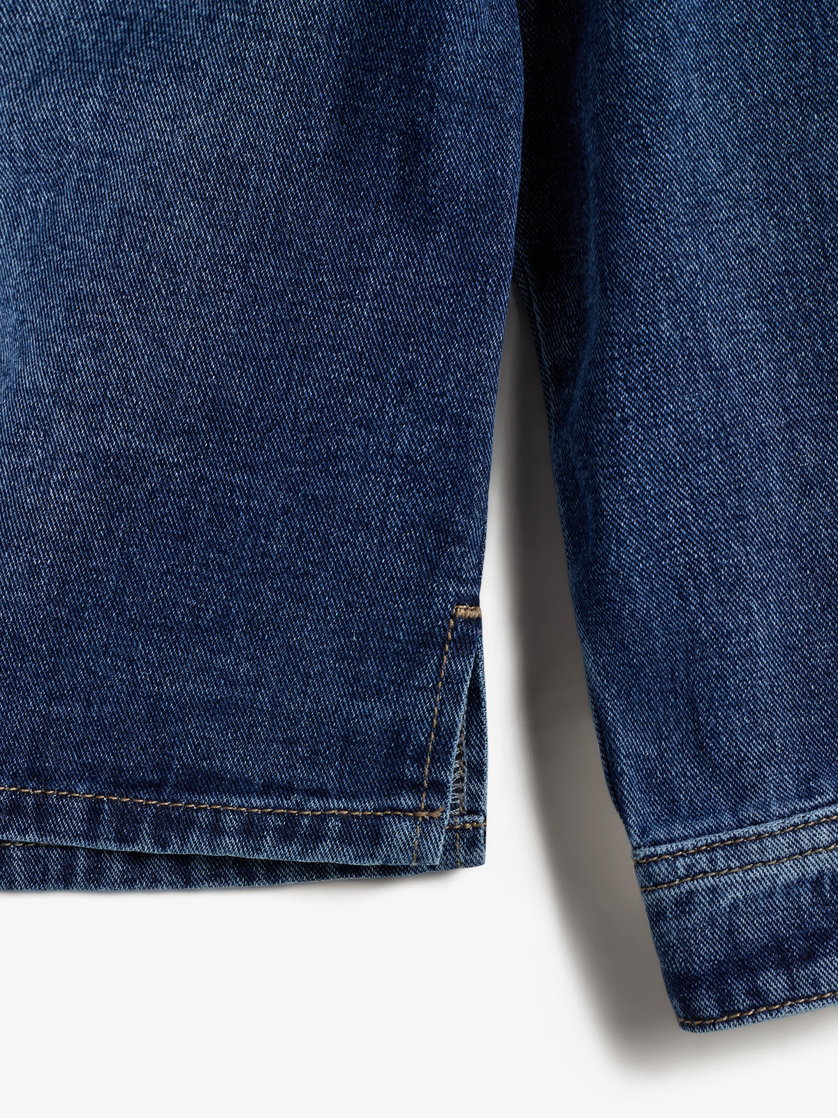 Denim-overshirt - Tweens - Dark Blue Denim