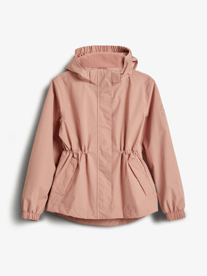 Regnjakke med snøre - Tweens - Dusty Rose