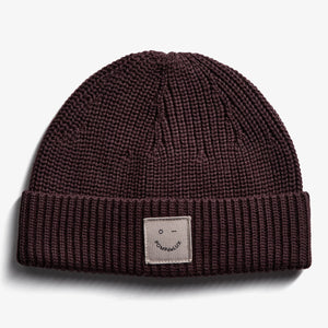 Ribbet strikhue - Tweens - Dark Purple