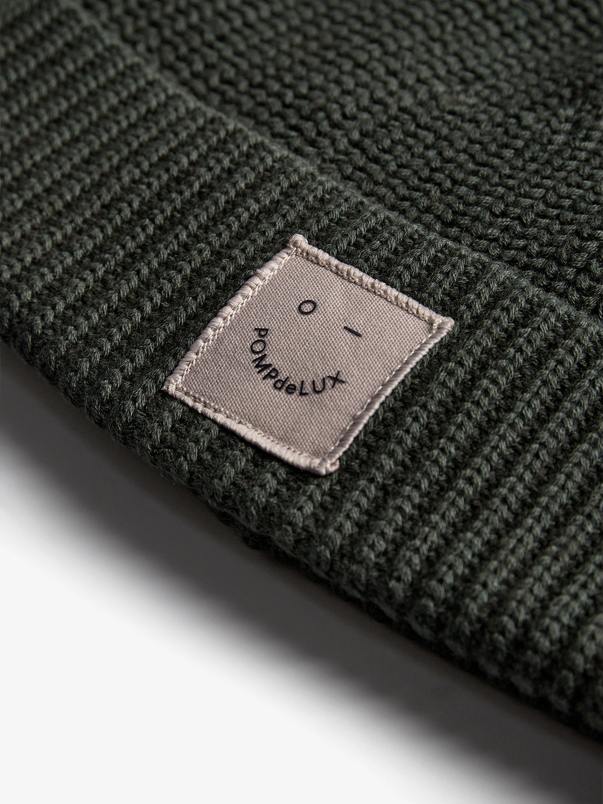 Ribbet strikhue - Tweens - Dark Green