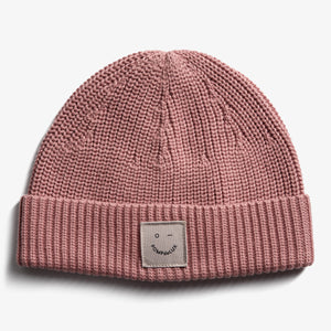 Ribbet strikhue - Tweens - Dusty Rose