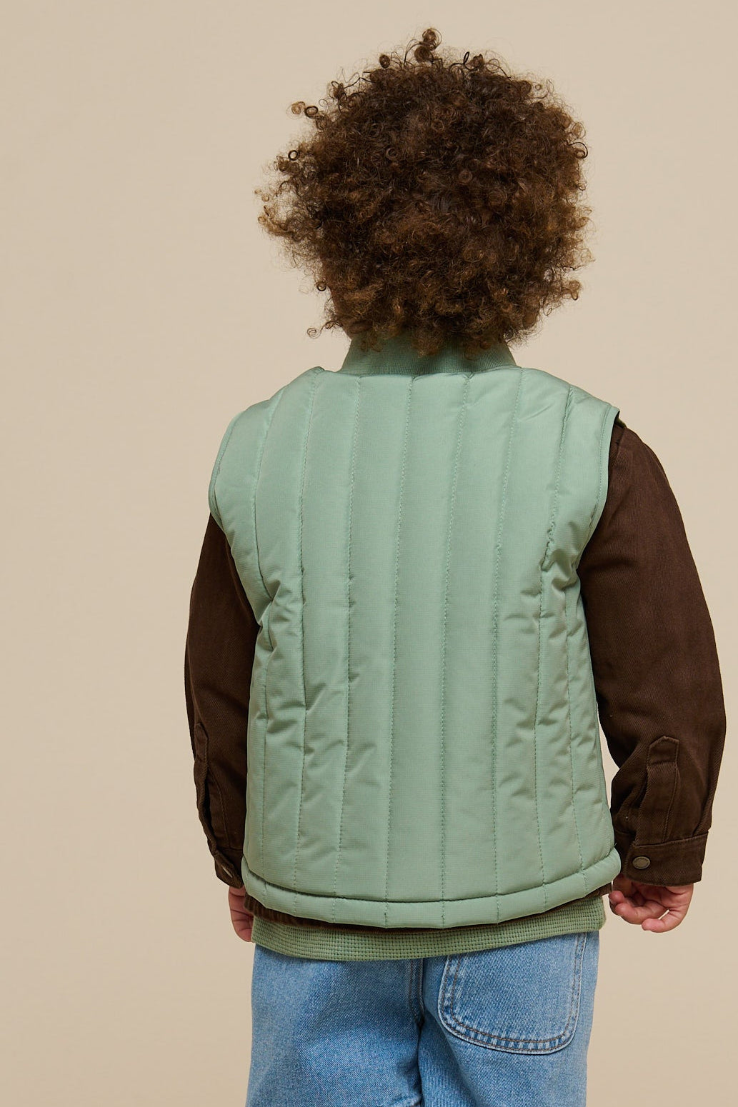 Thermo Tech vest - Kids - Dusty Green | 101116 Athur