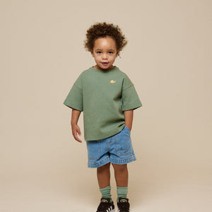 Pull-on denimshorts - Kids - Light Blue Denim | 101026 Gavin