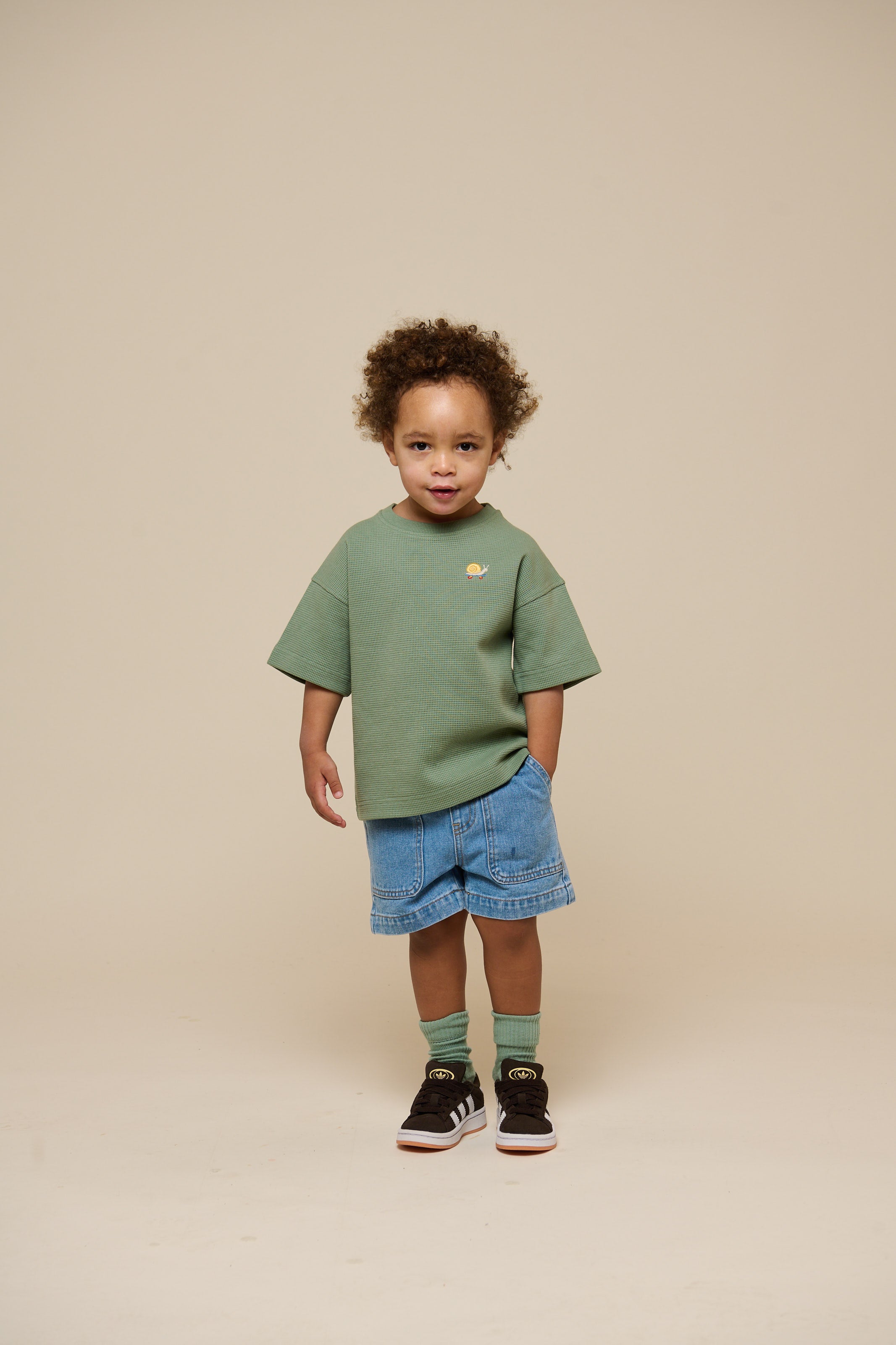 Pull-on denimshorts - Kids - Light Blue Denim | 101026 Gavin