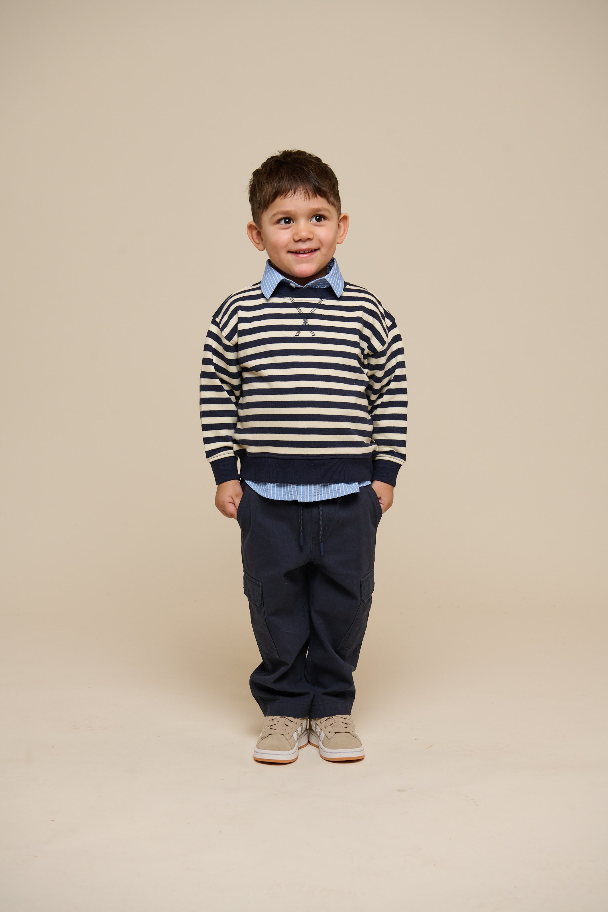 Canvasbukser - Kids - Navy | 101134 Isack