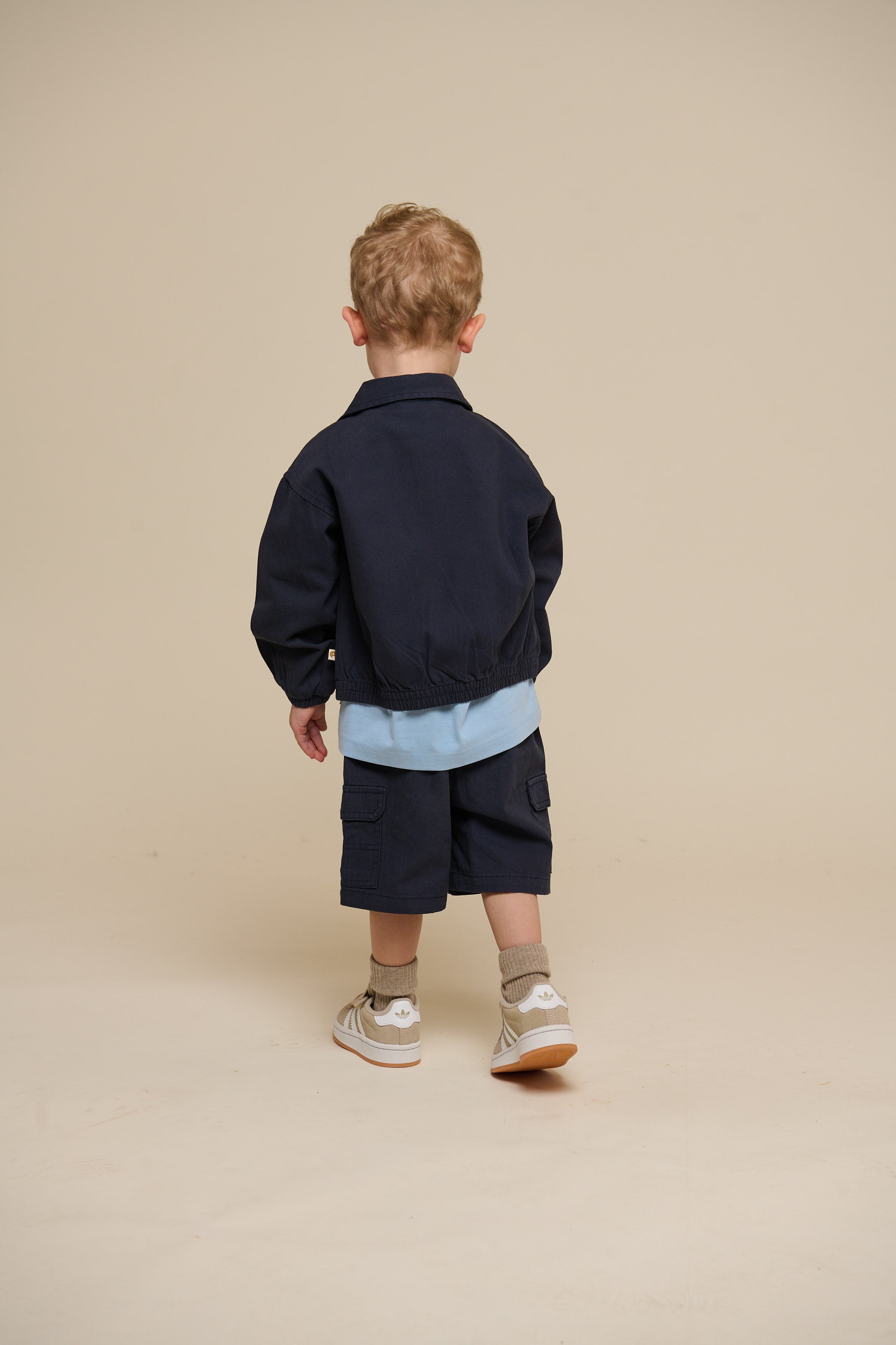 Canvas bomberjakke - Kids - Navy | 101138 Isack