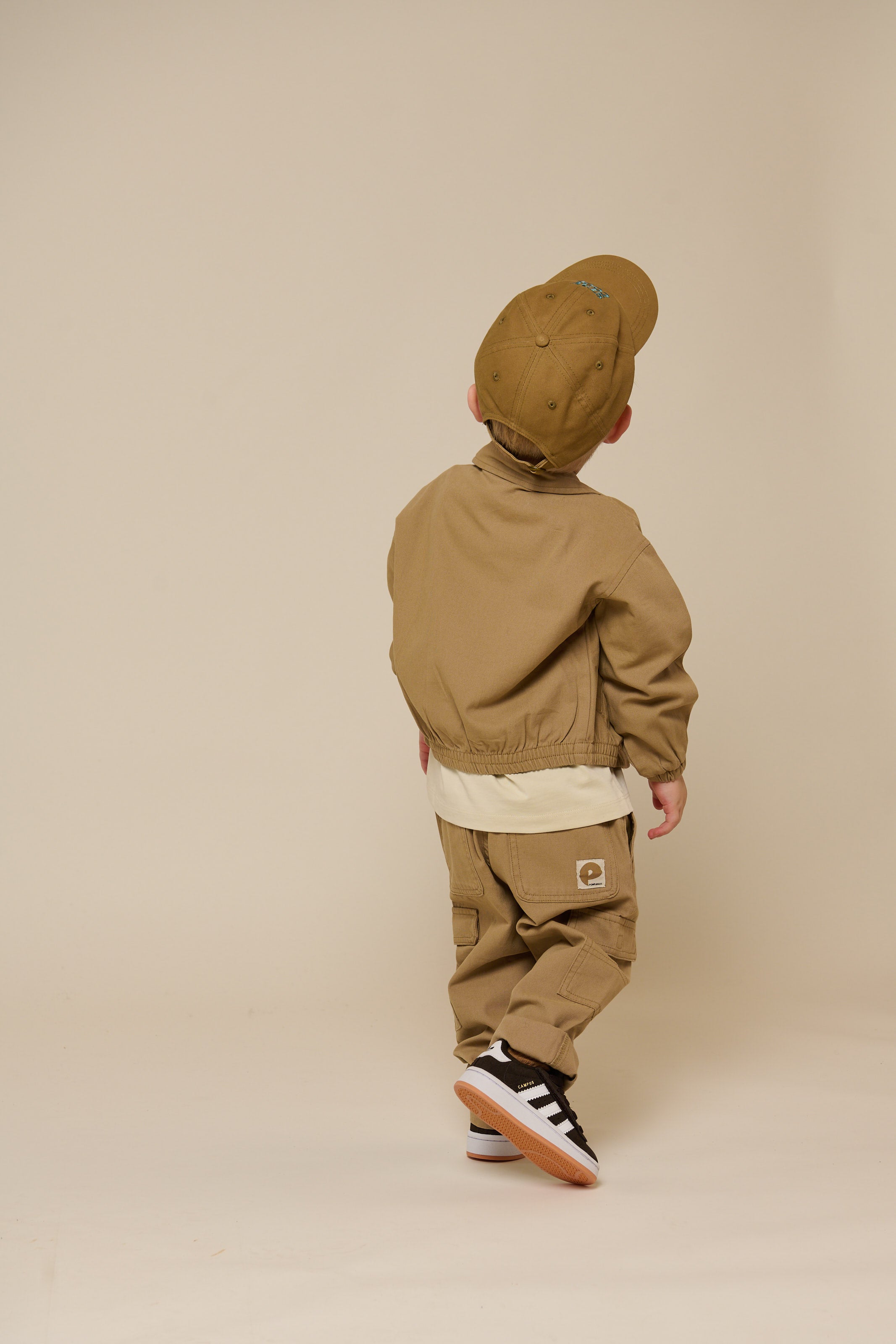 Canvas bomberjakke - Kids - Khaki | 101136 Isack