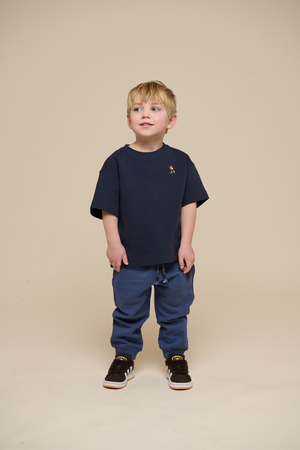 Sweat Pant - Kids - Indigo Blue Melange | 100894 Justin