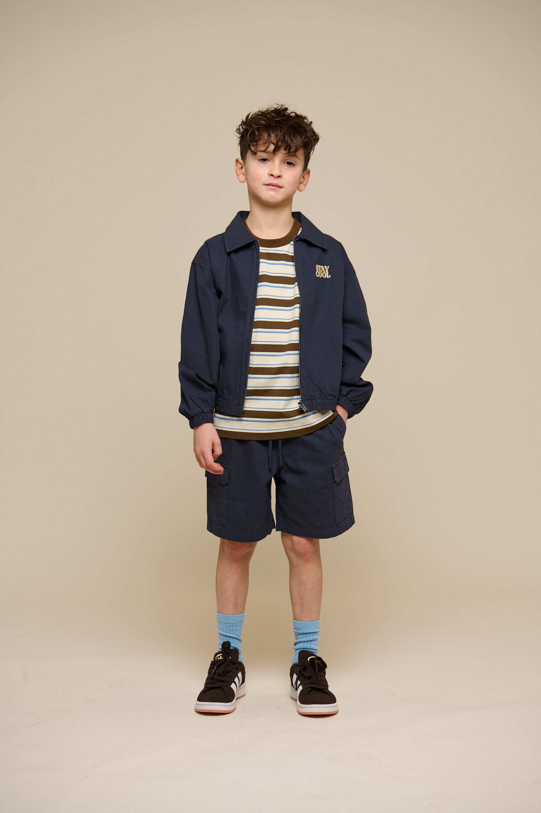 Canvas bomberjakke - Tween - Navy | 101139 Isack