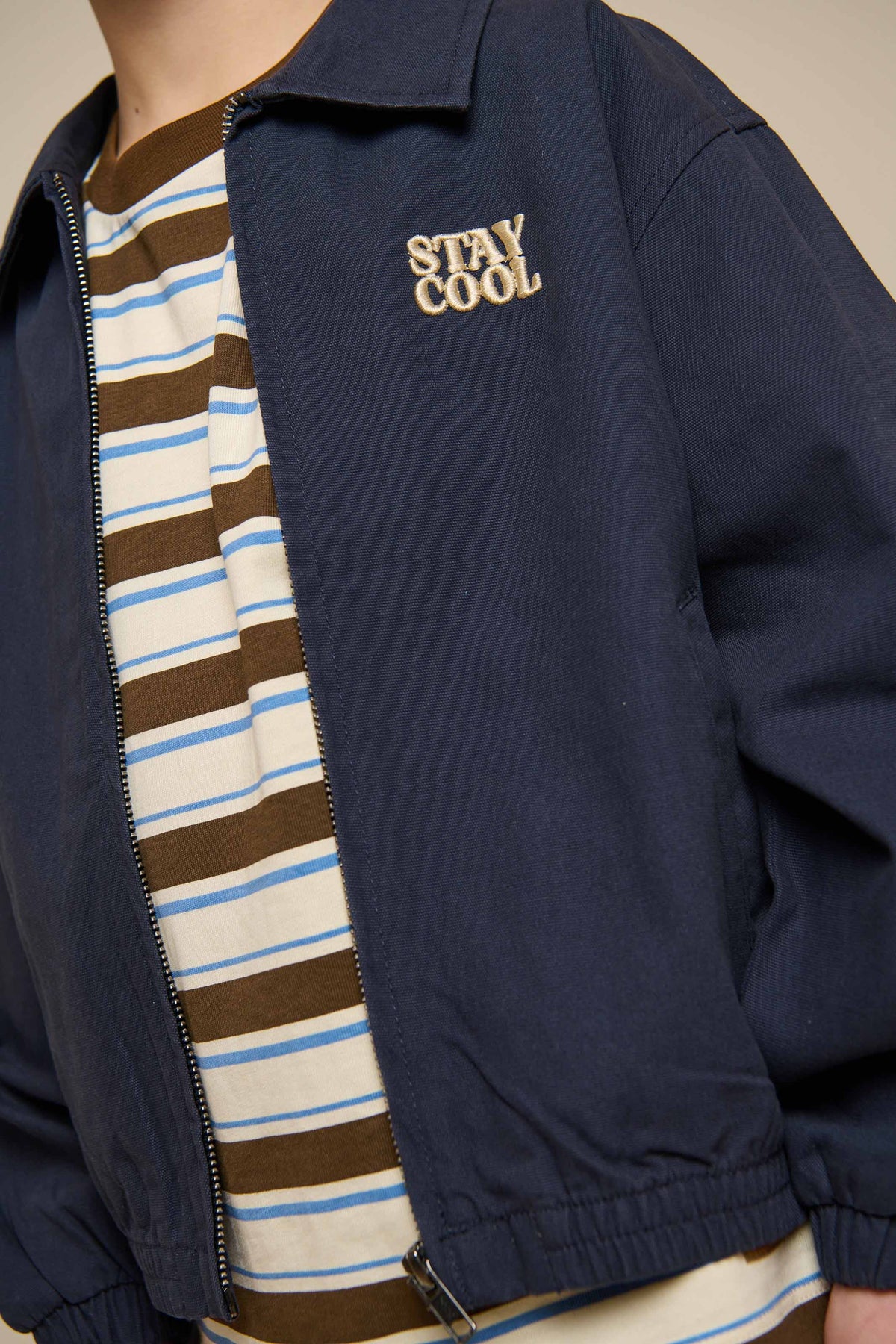 Canvas bomberjakke - Tween - Navy | 101139 Isack