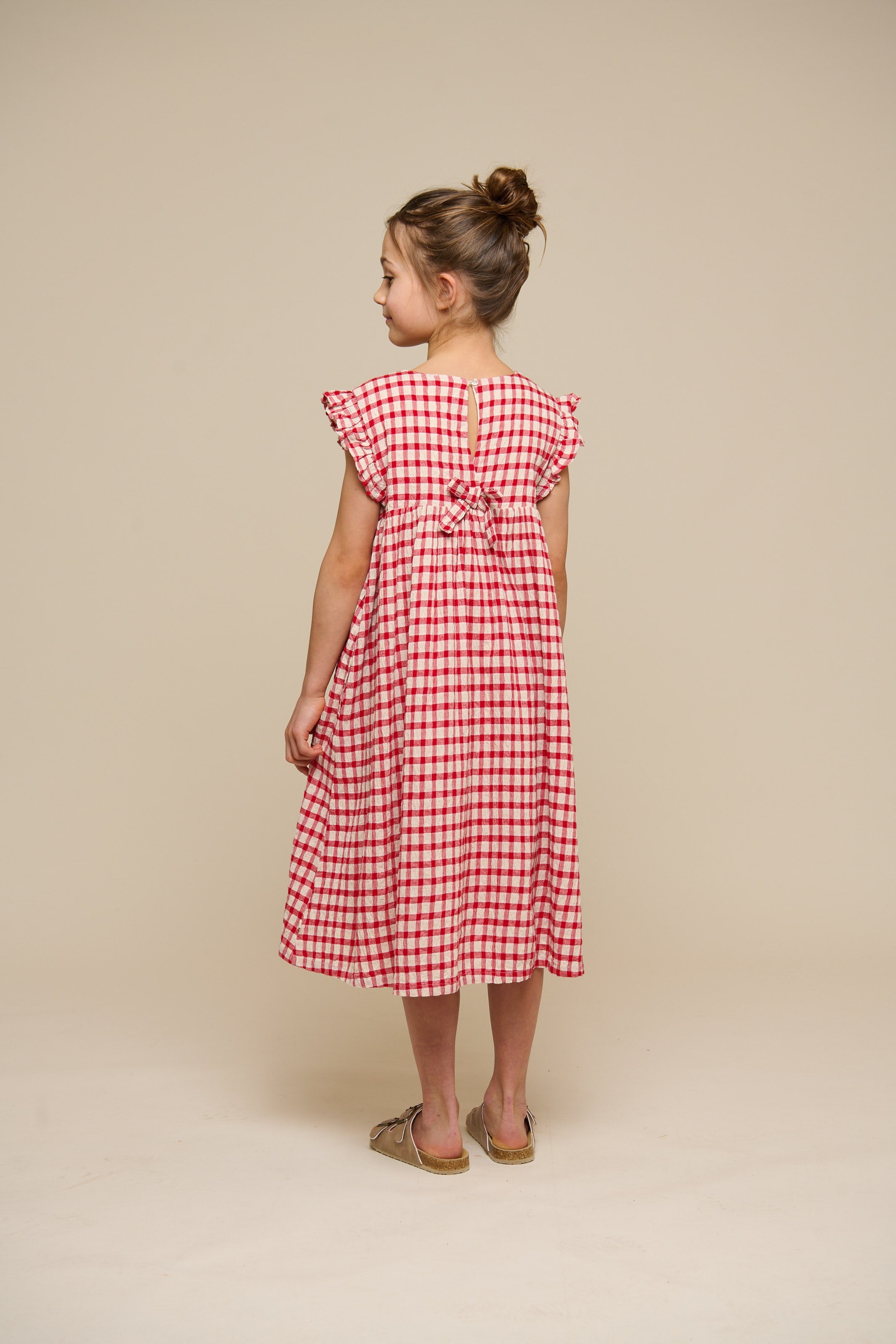 Ternet bomuldskjole - Tween - Cherry Red | 100905 Bonnie