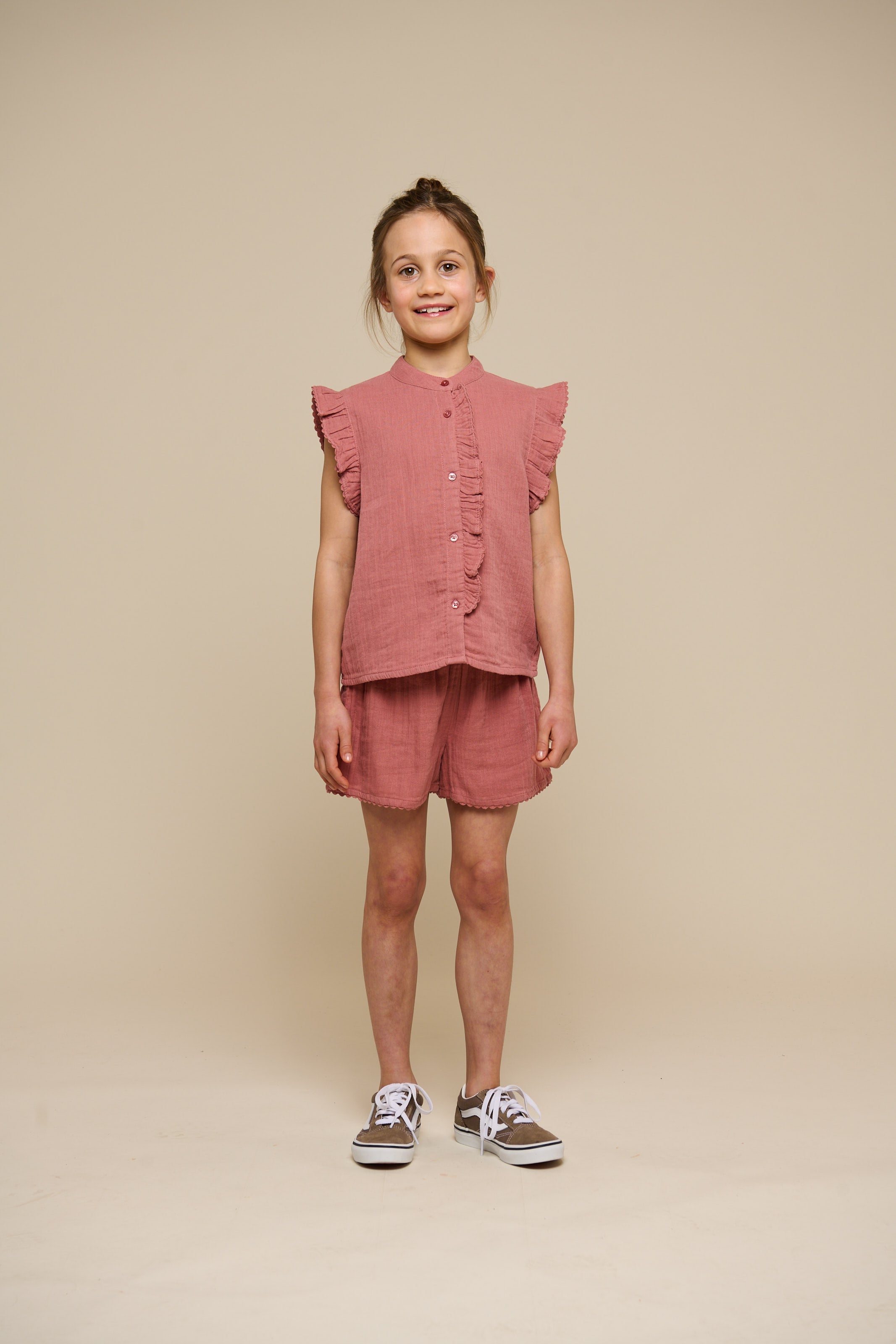 Shorts i musselin - Tween - Old Rose | 100927 Jasmine