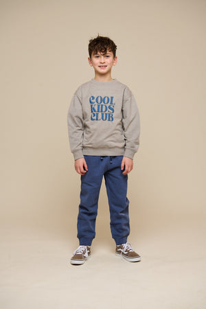 Sweat Pant - Tween - Indigo Blue Melange | 100895 Justin