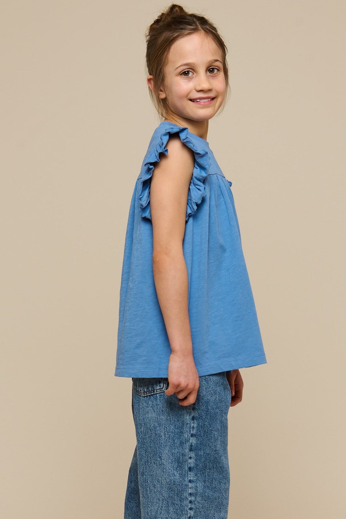 Jerseybluse - Tween - Blue | 101331 Lucia