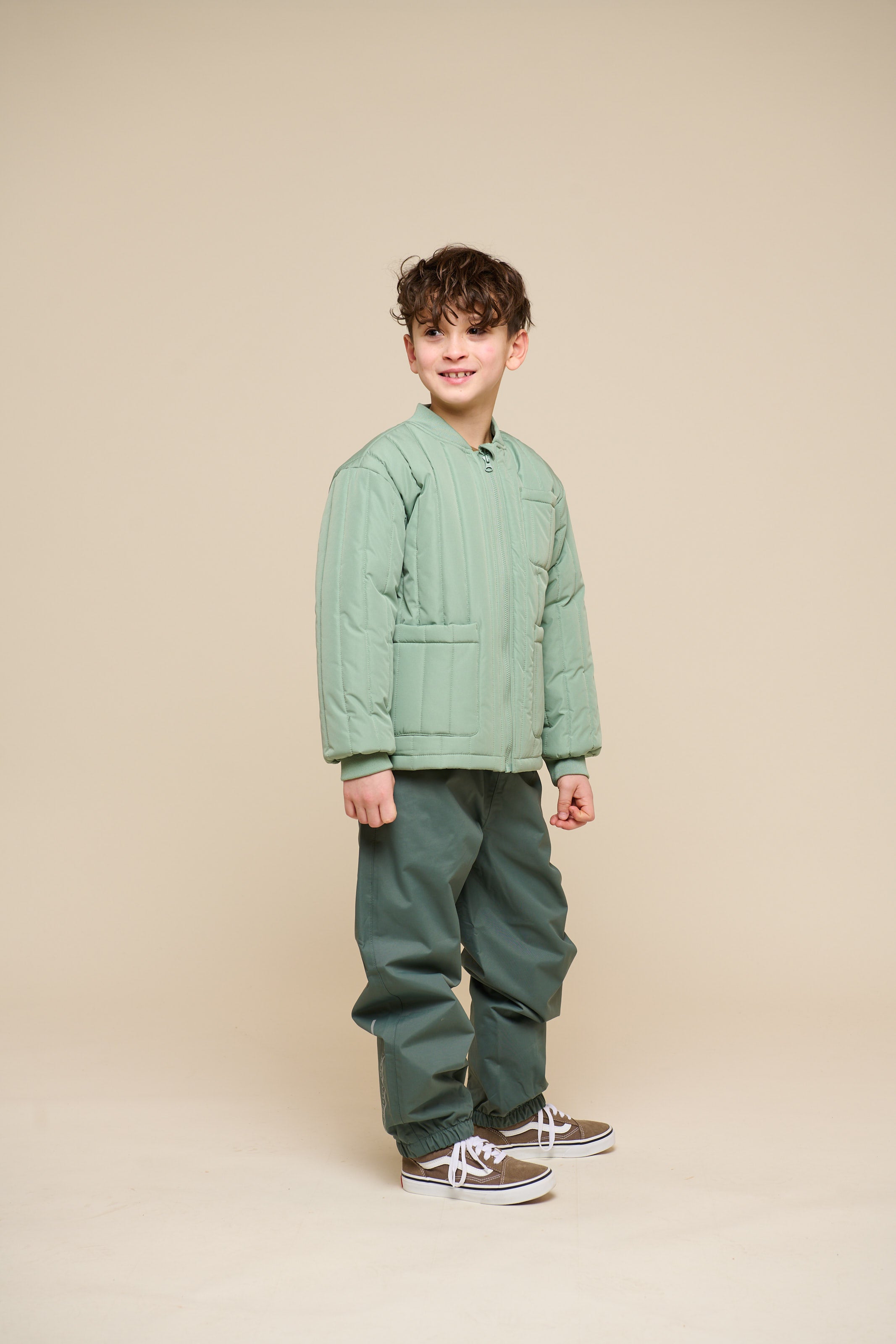 Thermo Tech jakke - Tween - Dusty Green | 101113 Athur