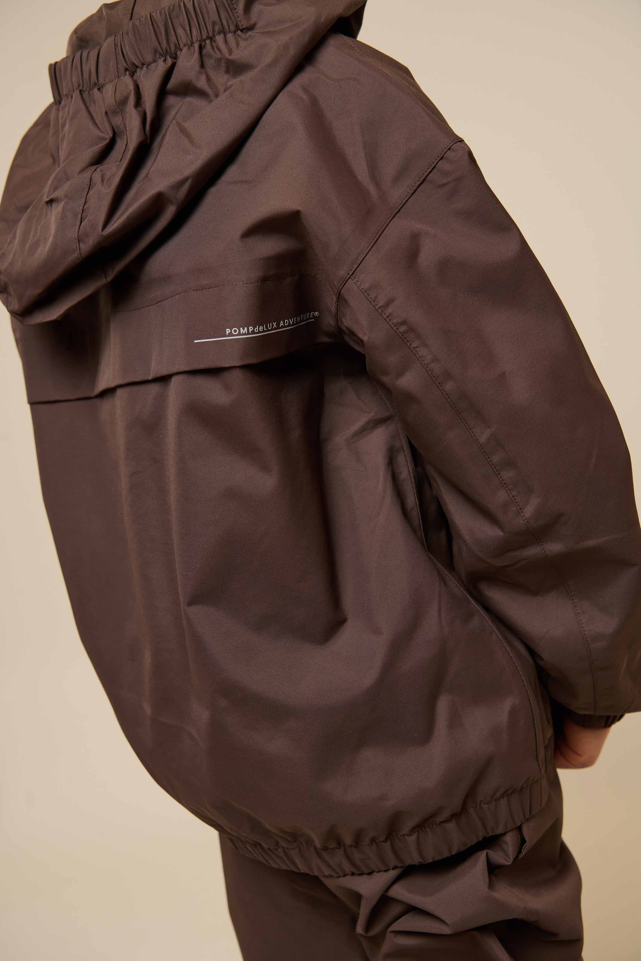 Skaljakke med påsyet lomme - Tween - Chocolate | 100500 Luke