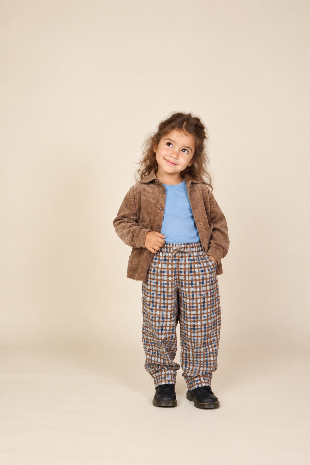 Ternede bomuldsbukser Kids - Blue | 101491 Penny