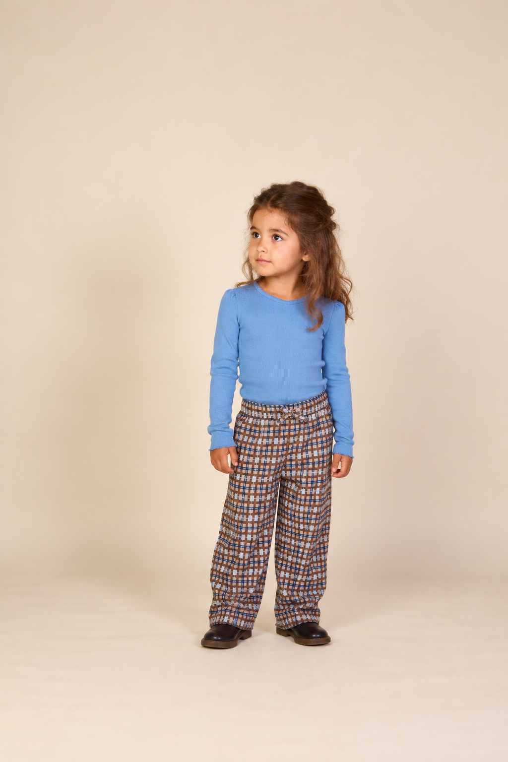Ternede bomuldsbukser Kids - Blue | 101491 Penny