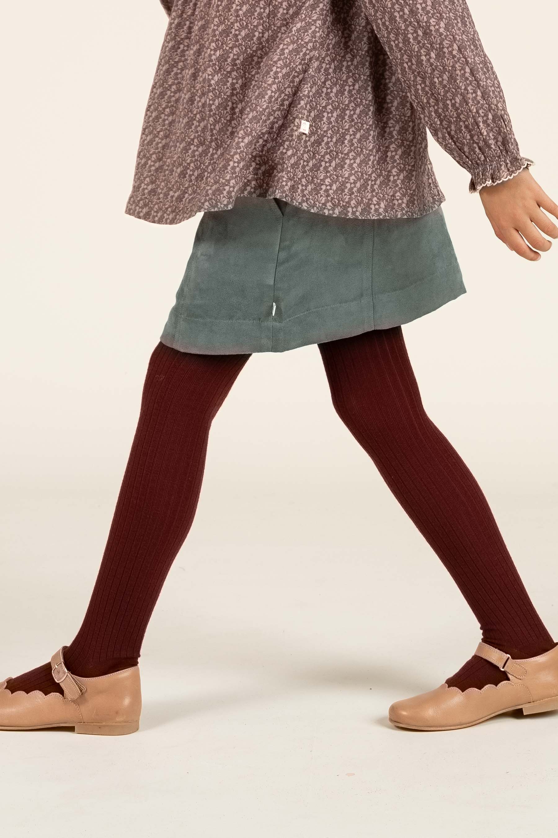 Nederdel i imiteret ruskind - Tween - Dark Green | 100595 Selene