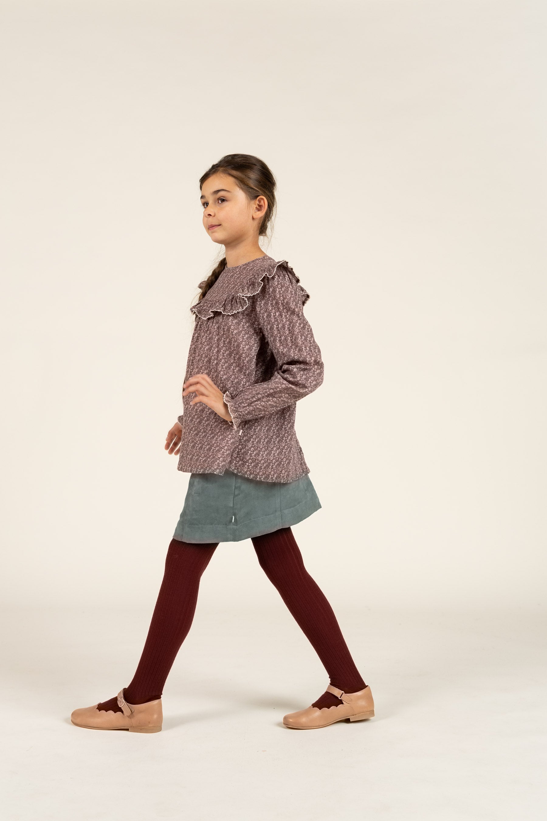 Nederdel i imiteret ruskind - Tween - Dark Green | 100595 Selene
