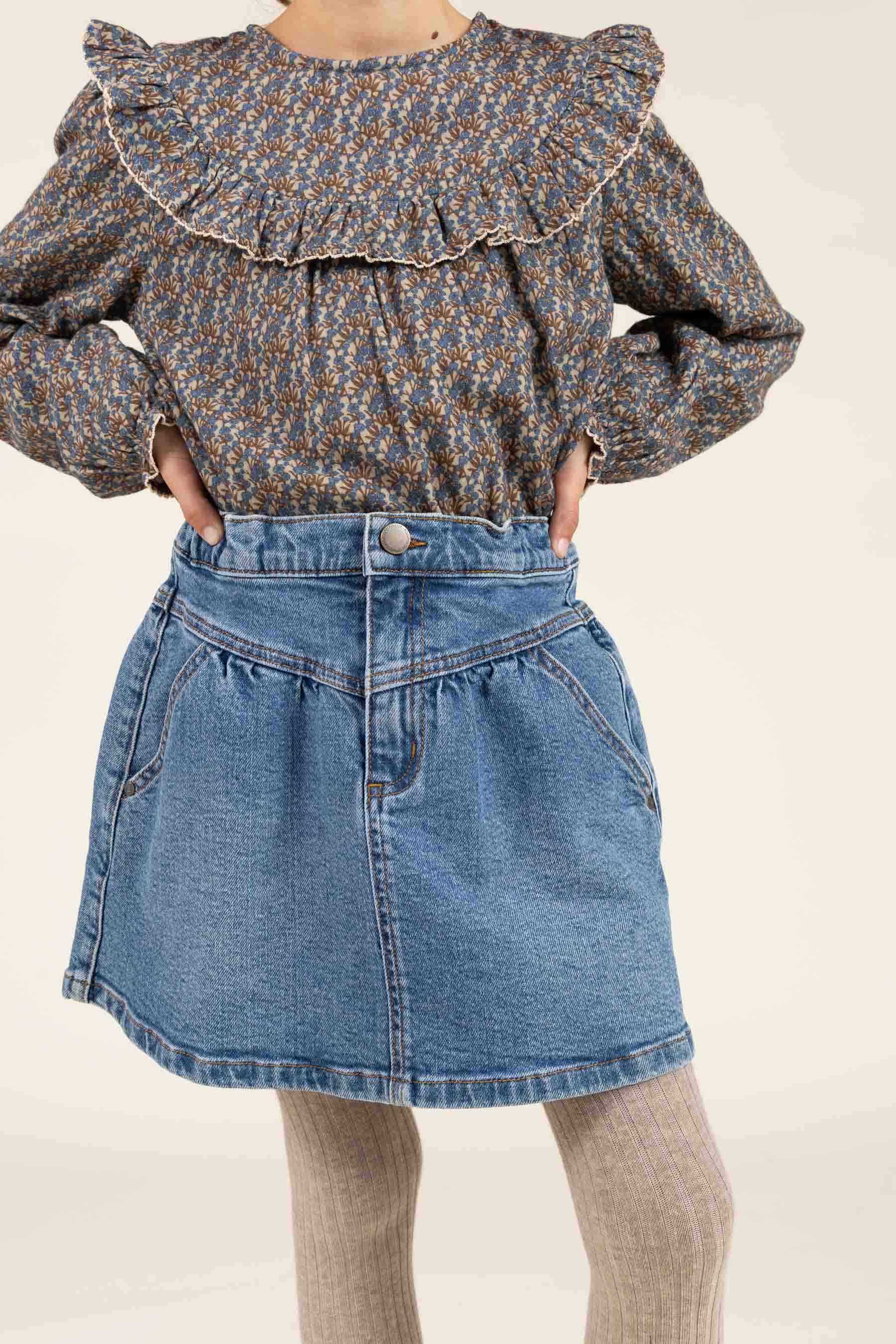 Denim Nederdel - Tween - Blå Denim | 100144 Eva