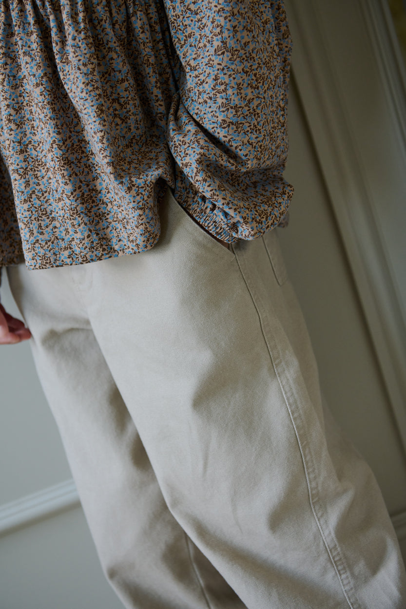 Baggy canvas bukser Tween - Light Beige | 101530 Jenna