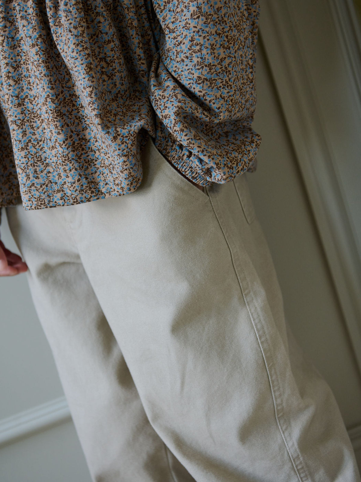 Baggy canvas bukser Tween - Light Beige | 101530 Jenna