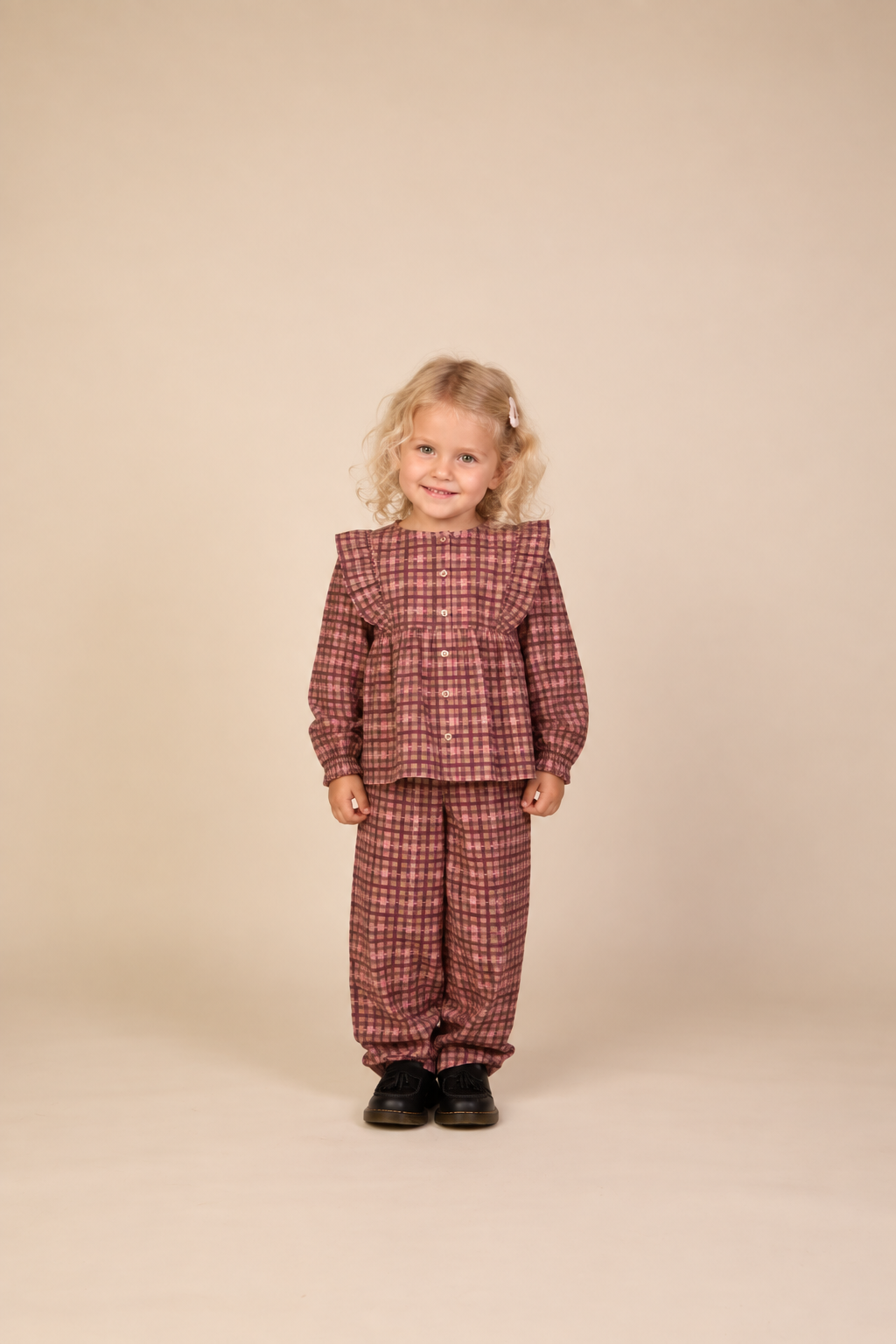 Ternede bomuldsbukser Kids - Rose | 101489 Penny