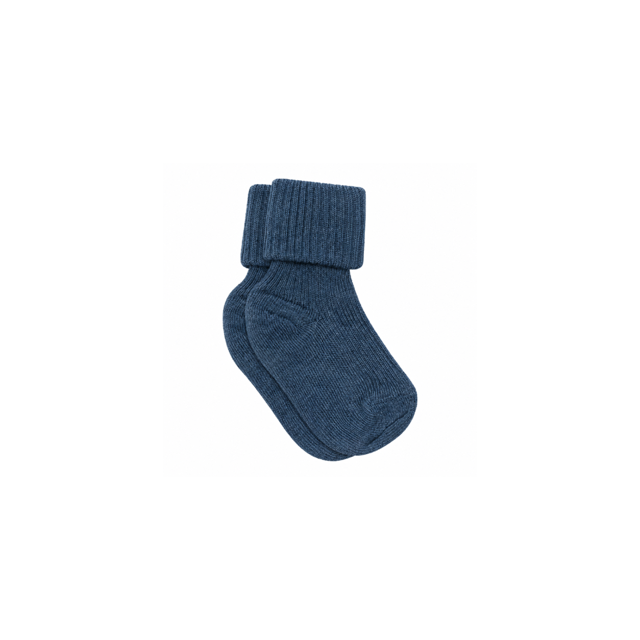 MP Ribstrikkede uldsokker - Kids - Blue Melange | 101726 MP 589