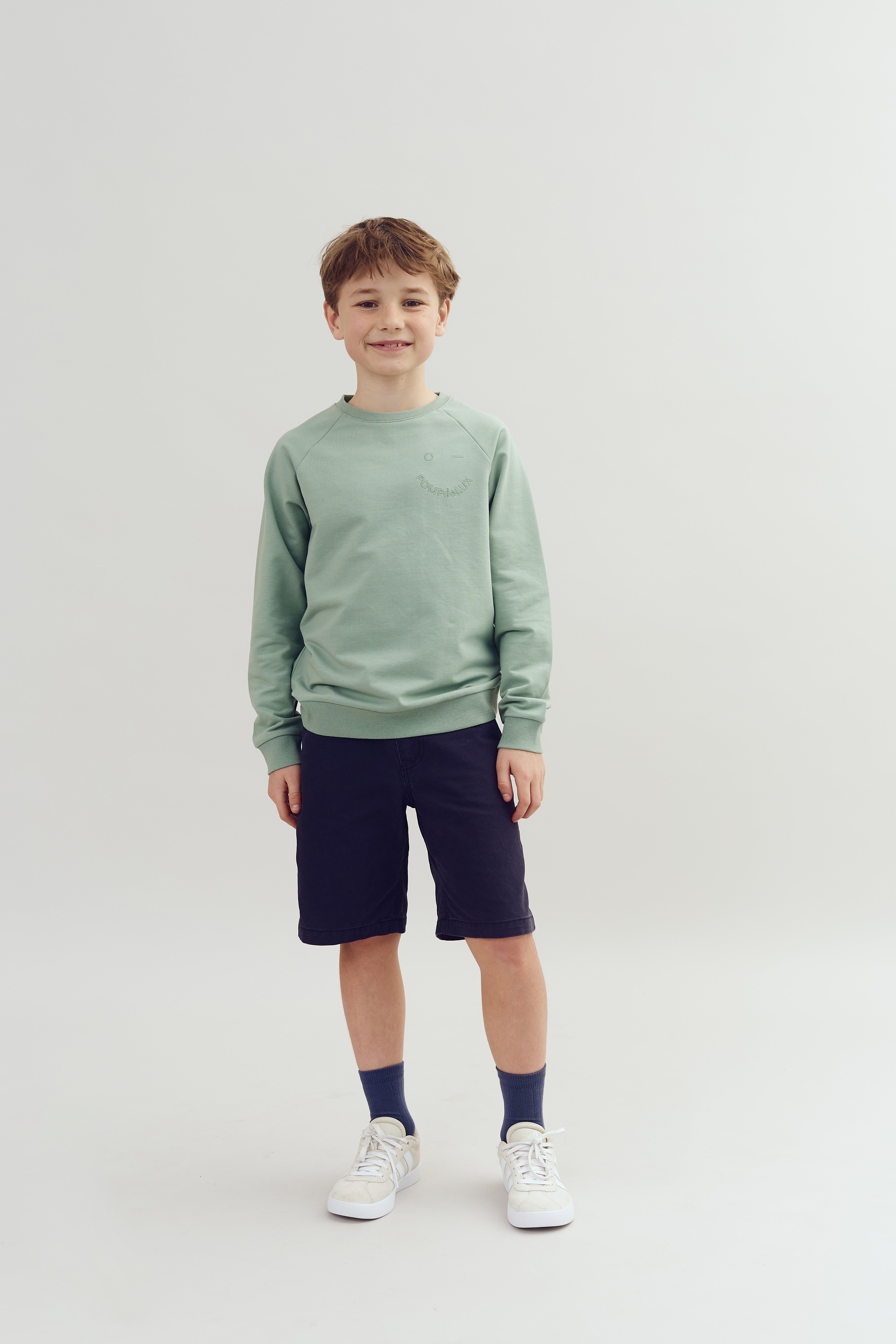 Sweatshirt med rund hals - Tween - Grøn | 100365 Ryan