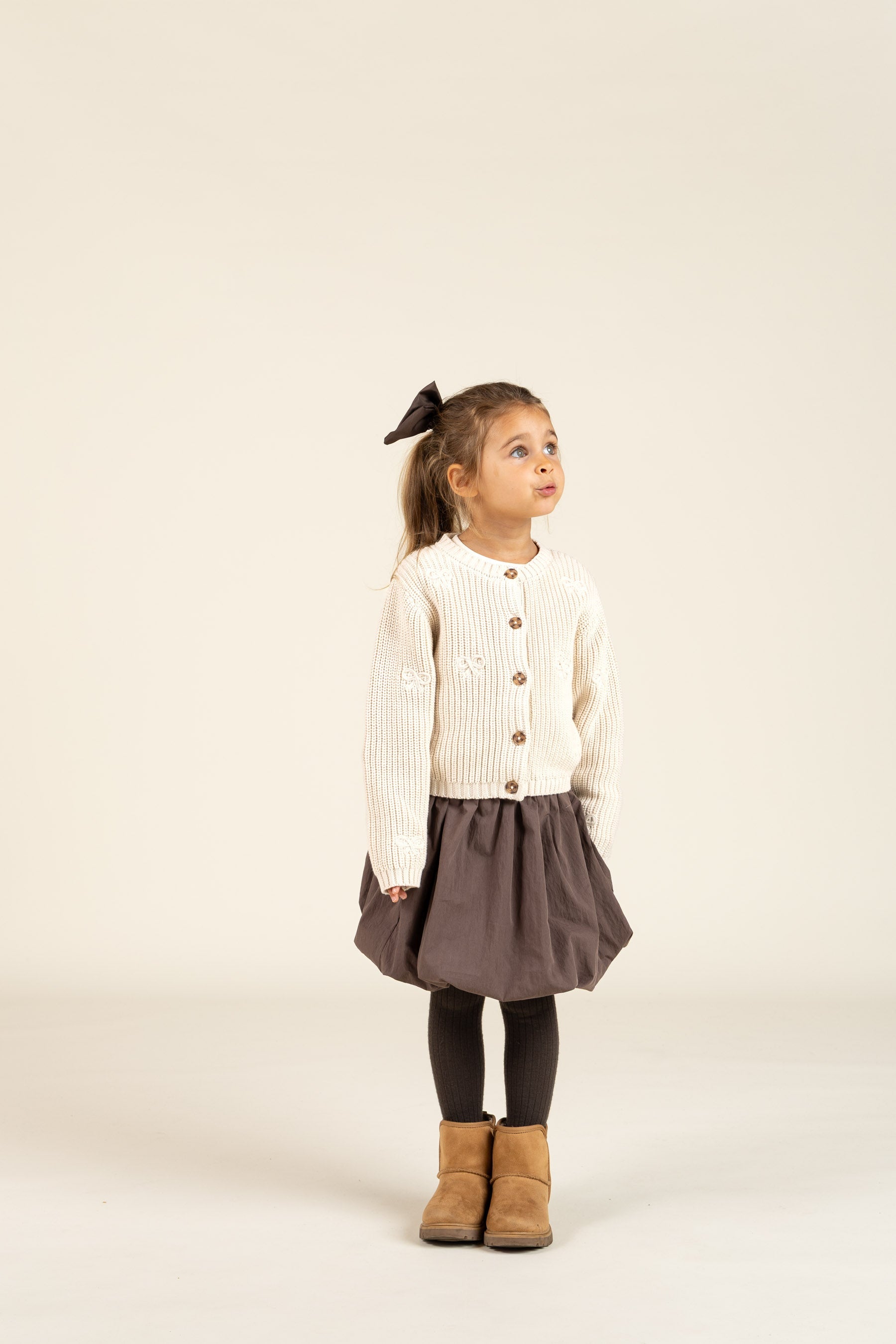 Ballonnederdel - Kids - Chocolate | 100666 Liliana