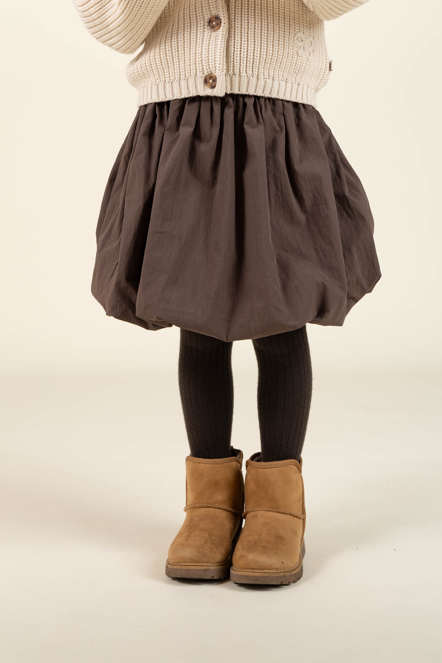 Ballonnederdel - Kids - Chocolate | 100666 Liliana