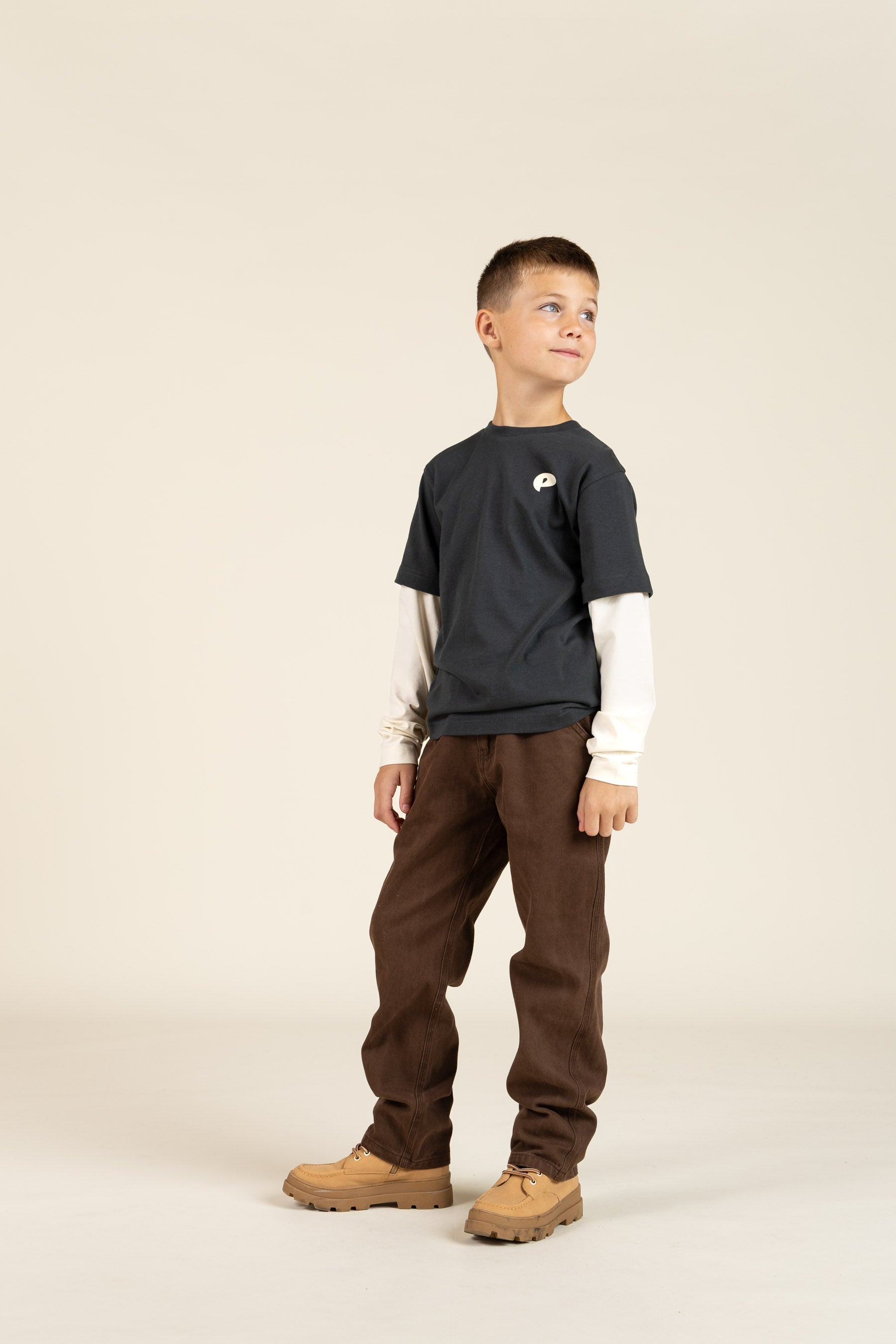 Boxy T-shirt med dobbeltærmer - Tween - Forest Green | 100841 Alex