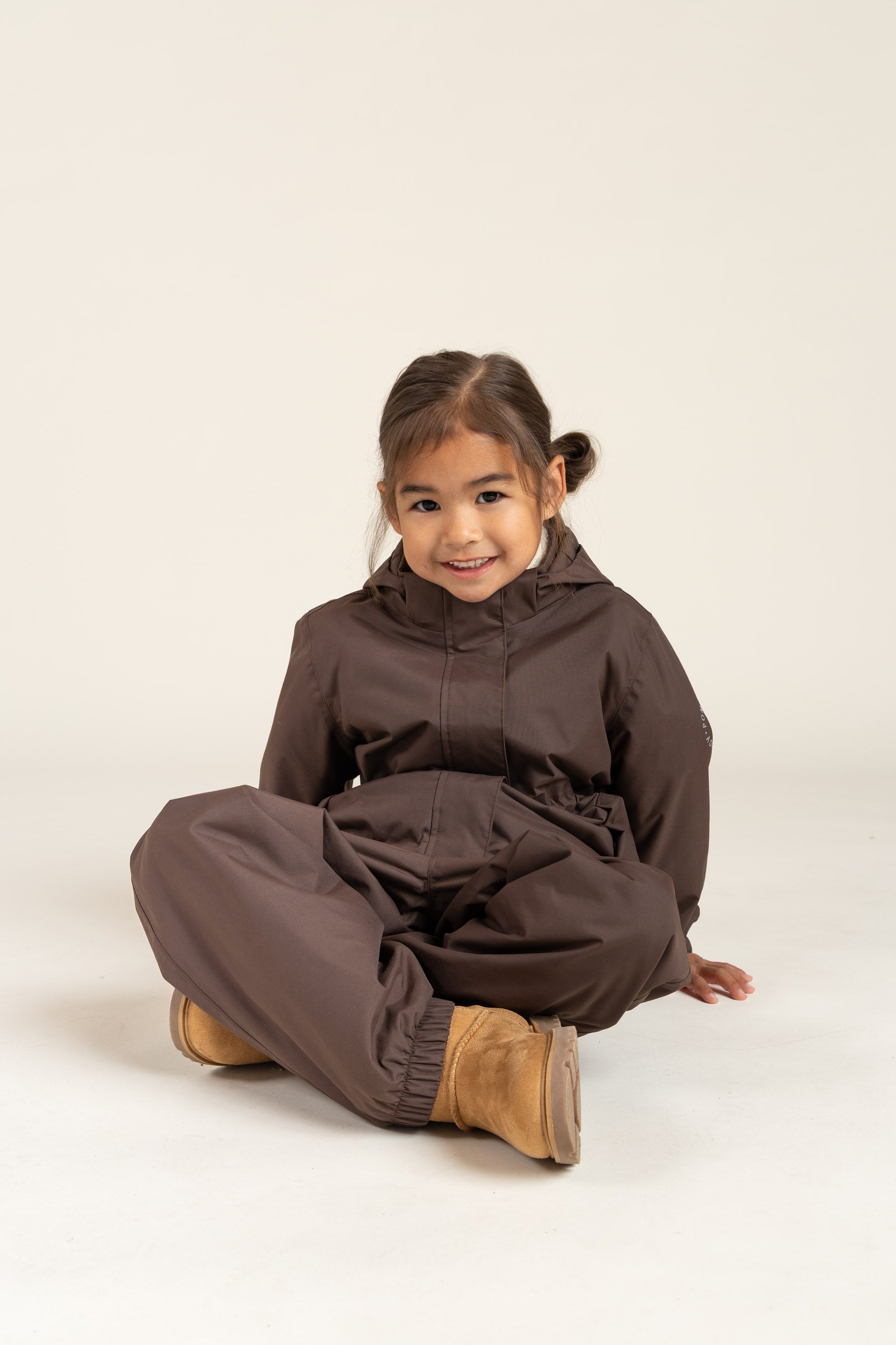 Skaljakke med snøre - Kids - Chocolate | 100497 Lucy