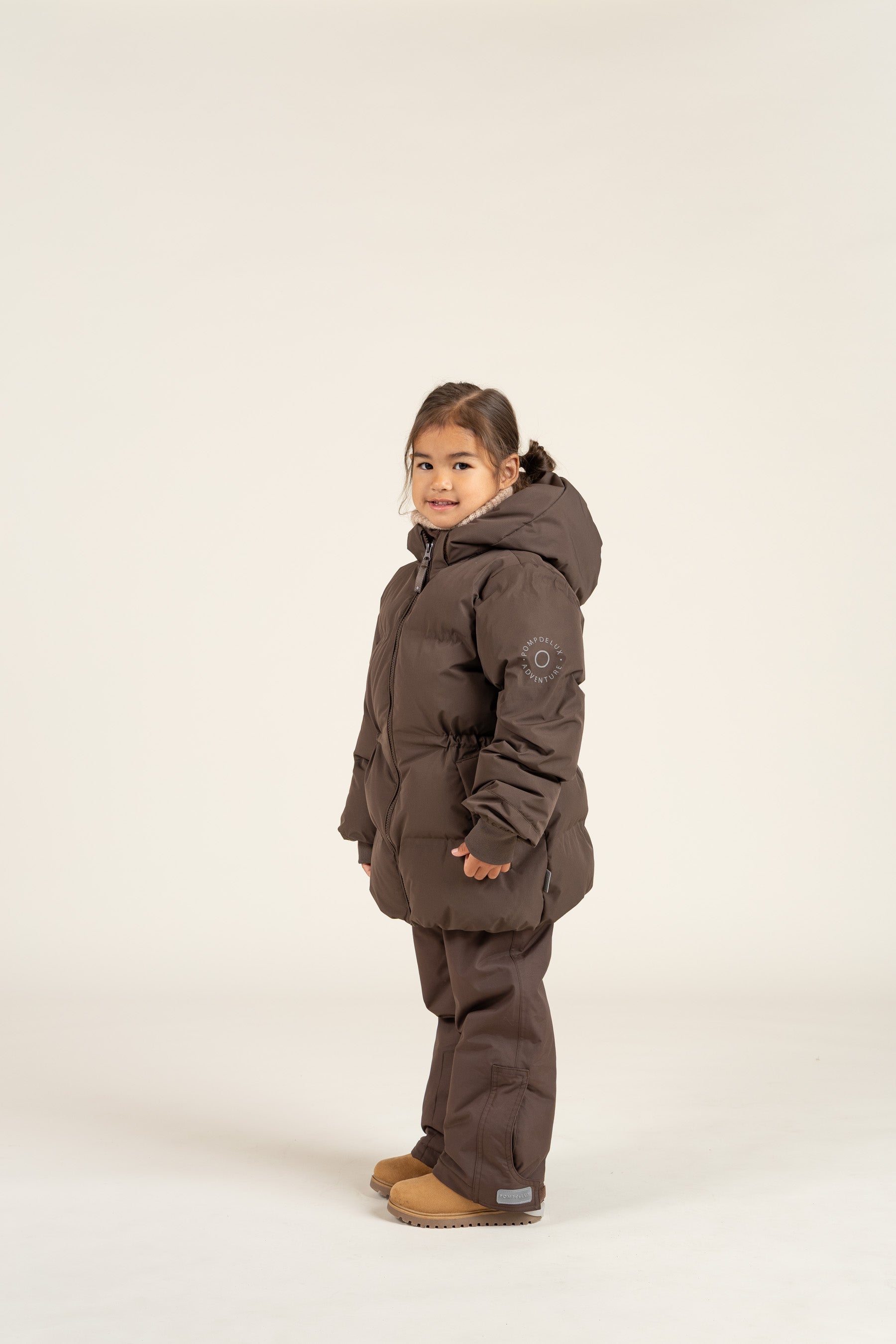 Vinterjakke med snøre - Kids - Chocolate | 100536 Elenor