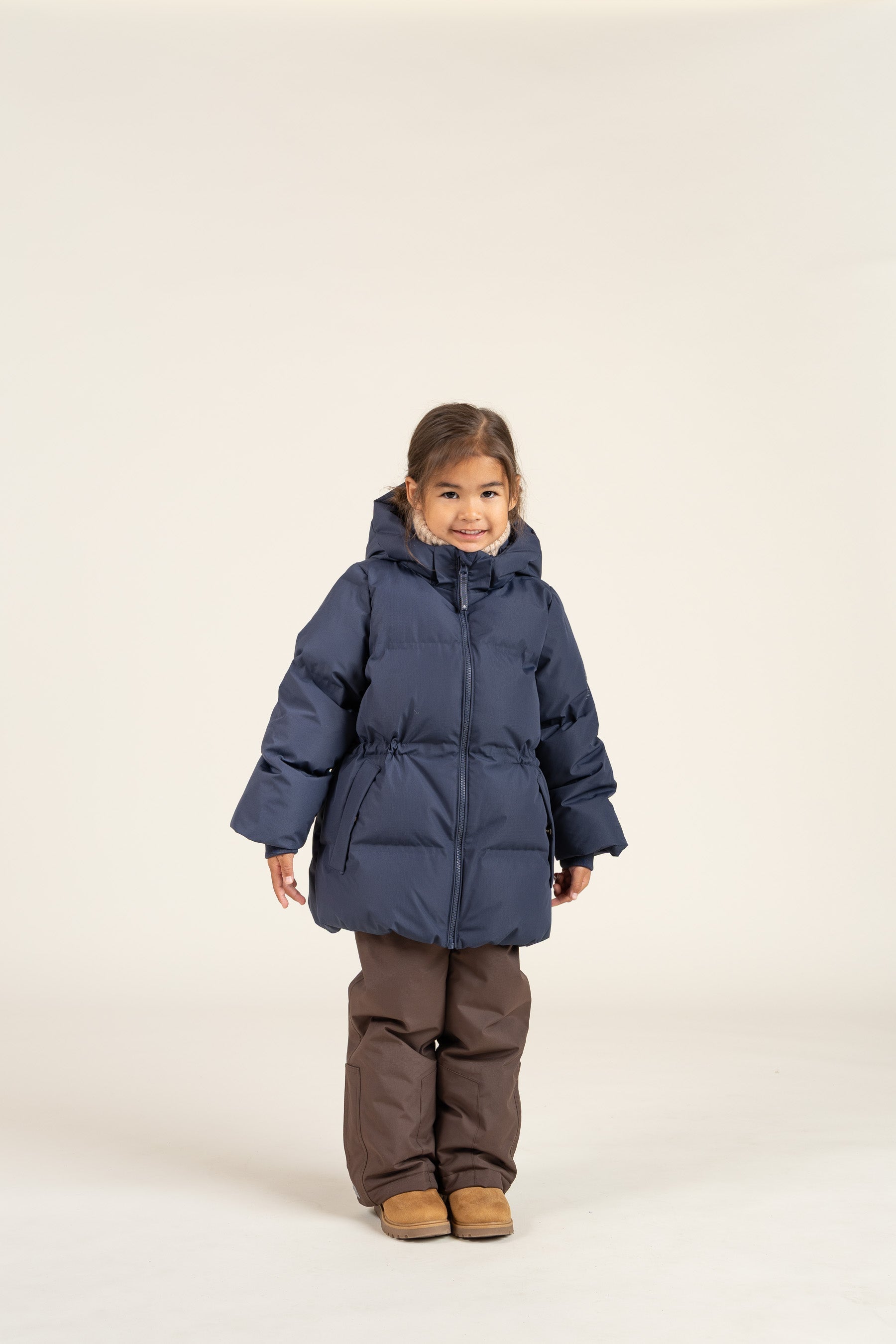 Vinterjakke med snøre - Kids - Navy | 100538 Elenor