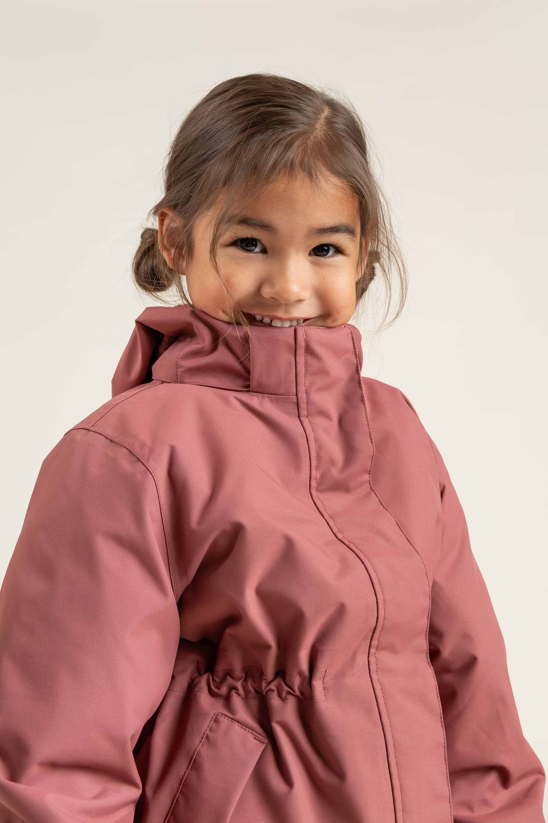 Skaljakke med snøre - Kids - Vintage Red | 100495 Lucy