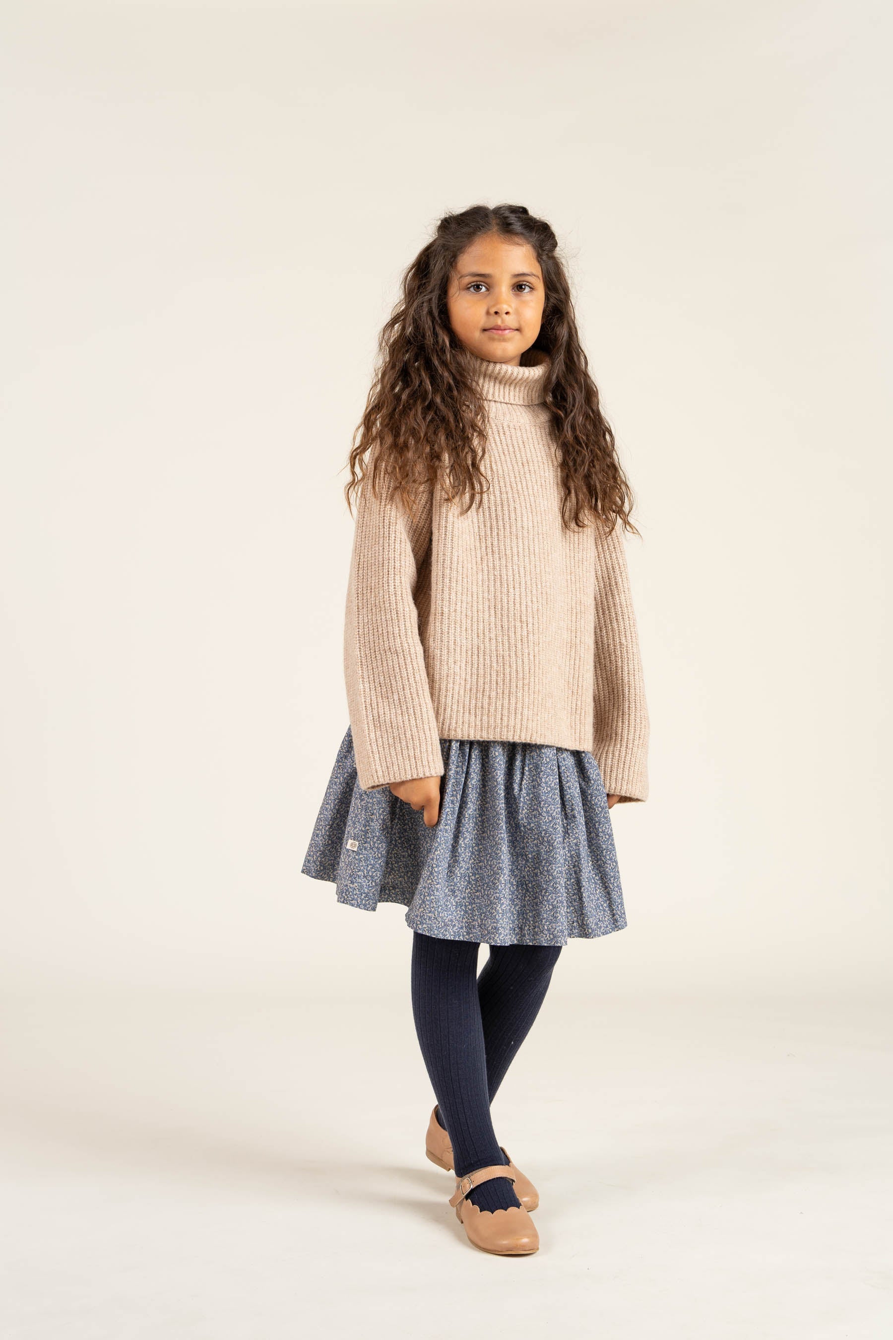 Sweater i Uldmix - All - Beige Melange | 100759 Grace