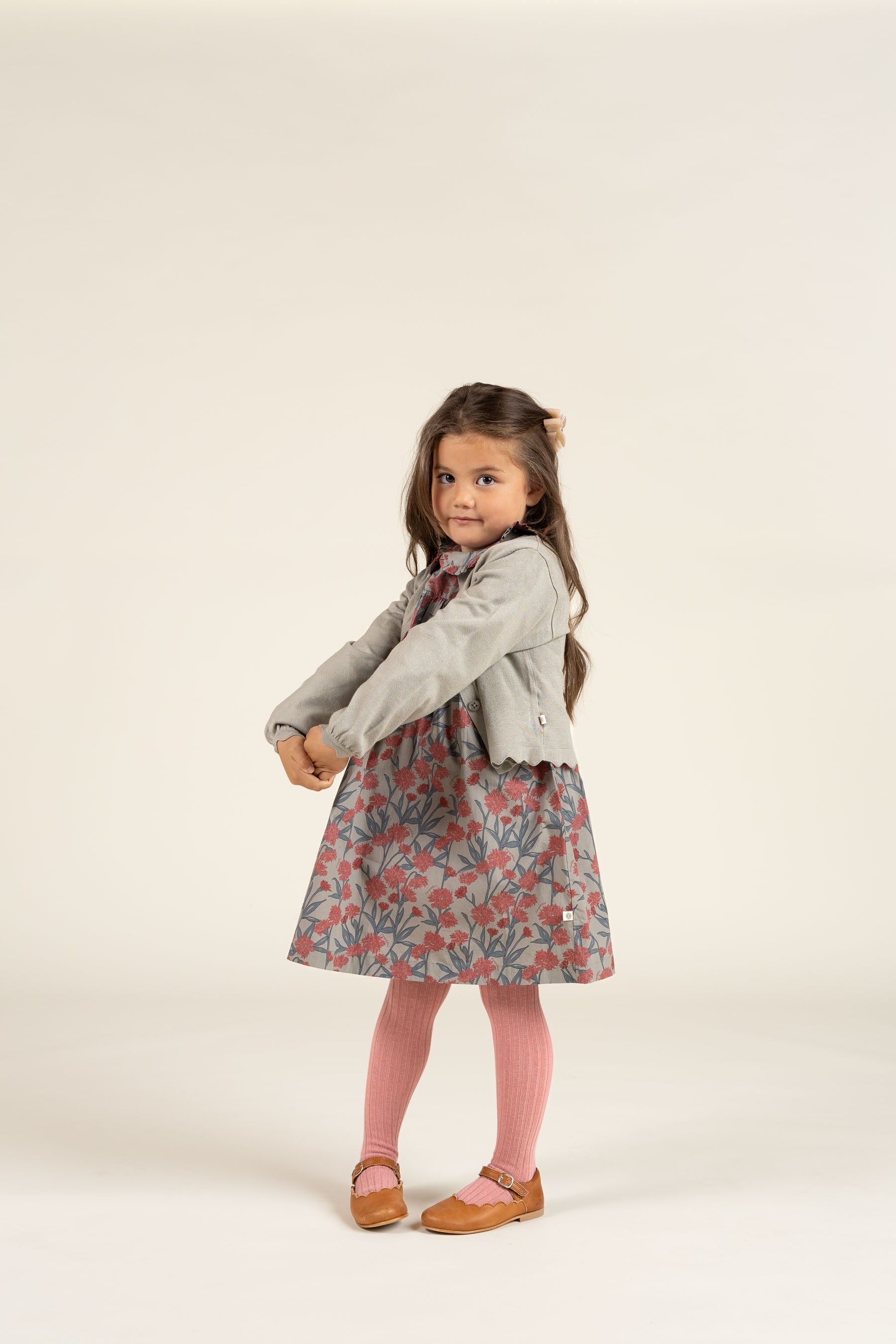 Cardigan - Kids - Dusty Green | 100830 Nicole