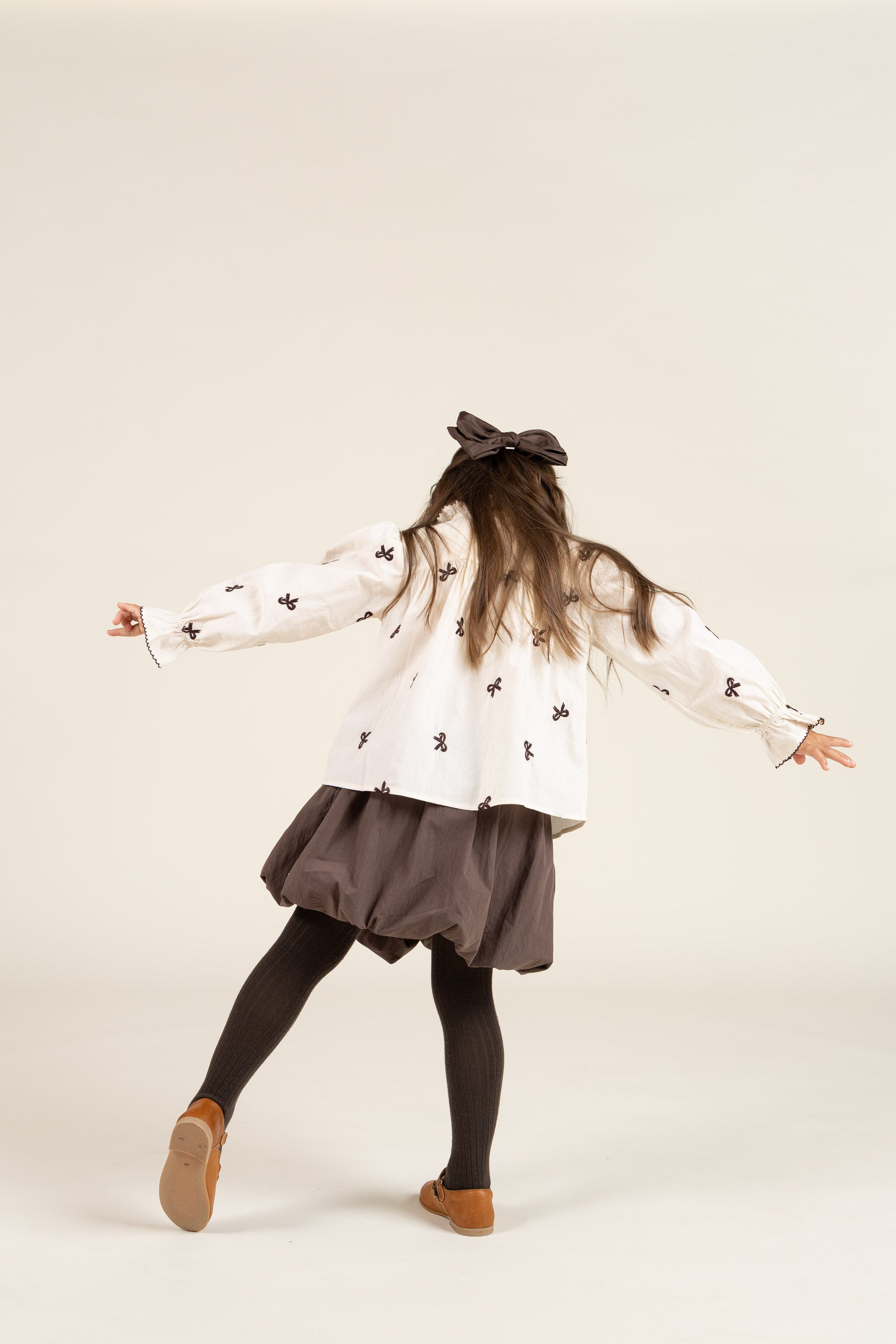 Ballonnederdel - Kids - Chocolate | 100666 Liliana