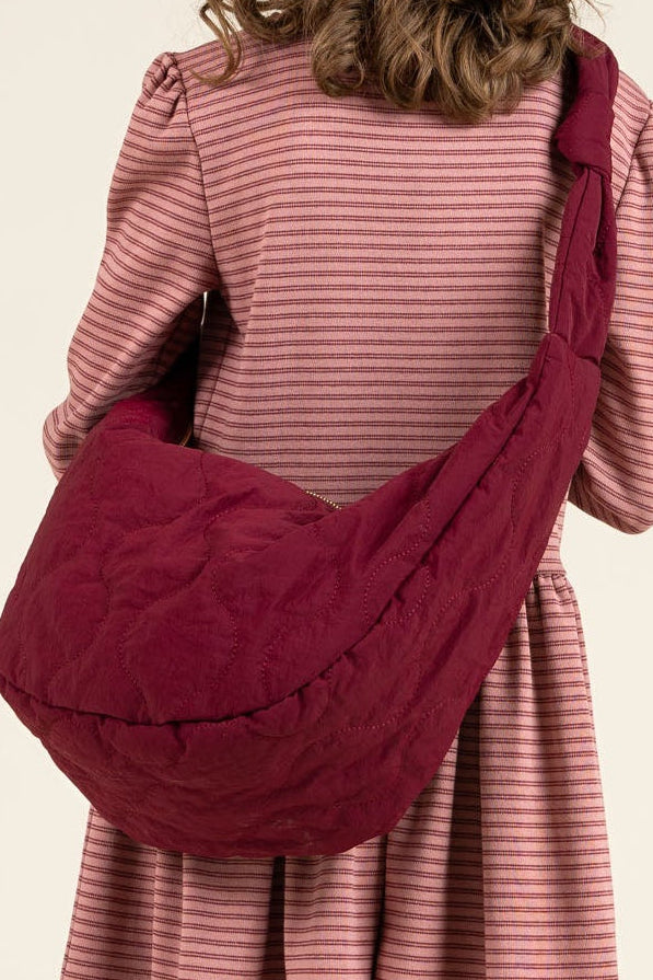 Quiltet Bumbag - All - Burgundy | 100738 Bella