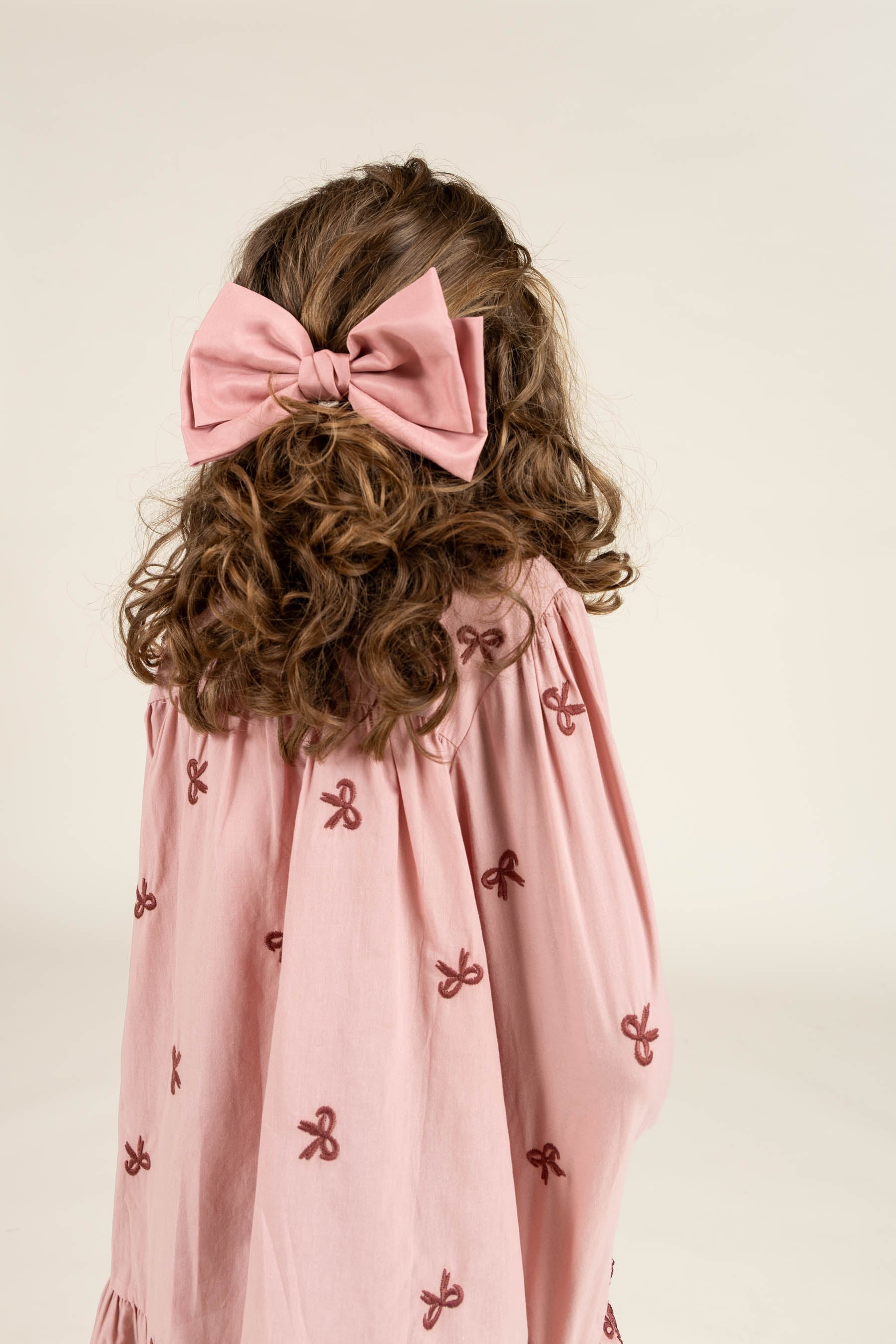 Poplin-kjole med broderi - Tween - Rose | 100682 Adison
