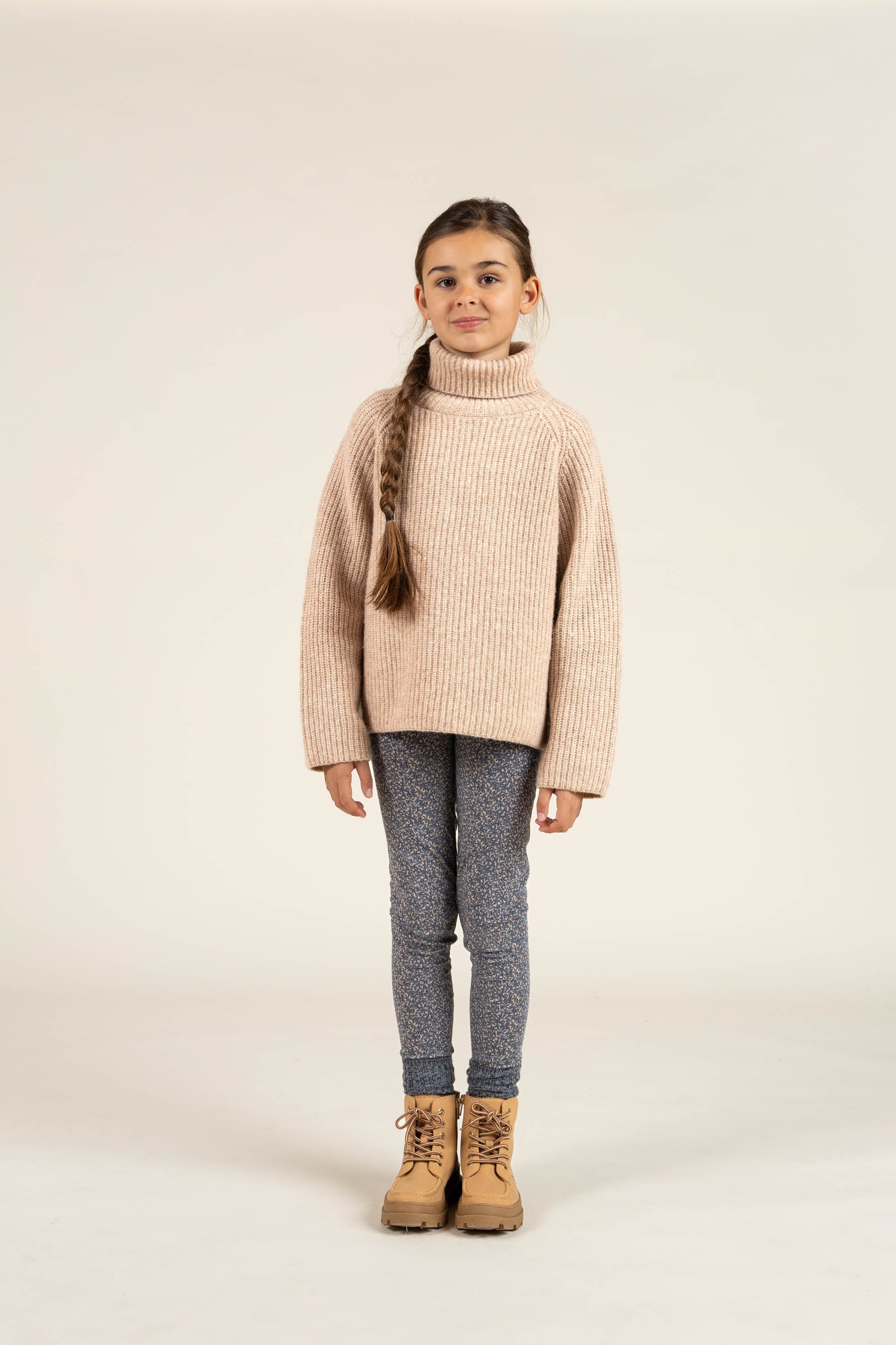 Sweater i Uldmix - All - Beige Melange | 100759 Grace