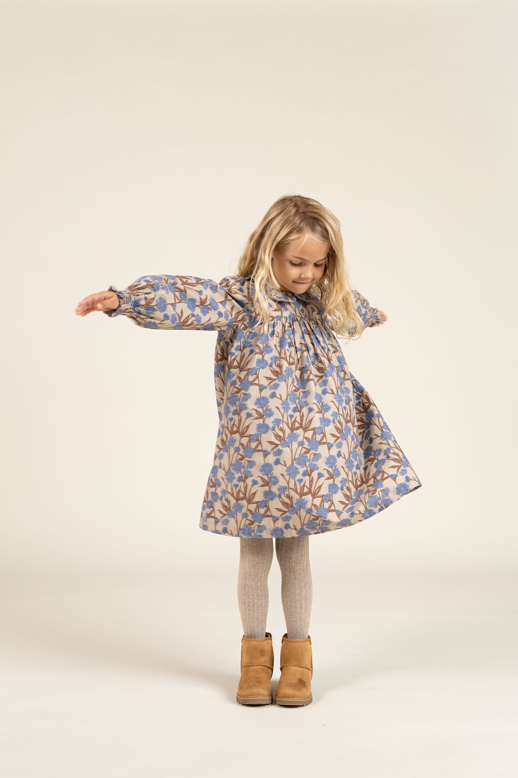 MP Rib Strømpebukser i bomuld - All - Caffe Latte Melange | 100903 MP Cotton tights