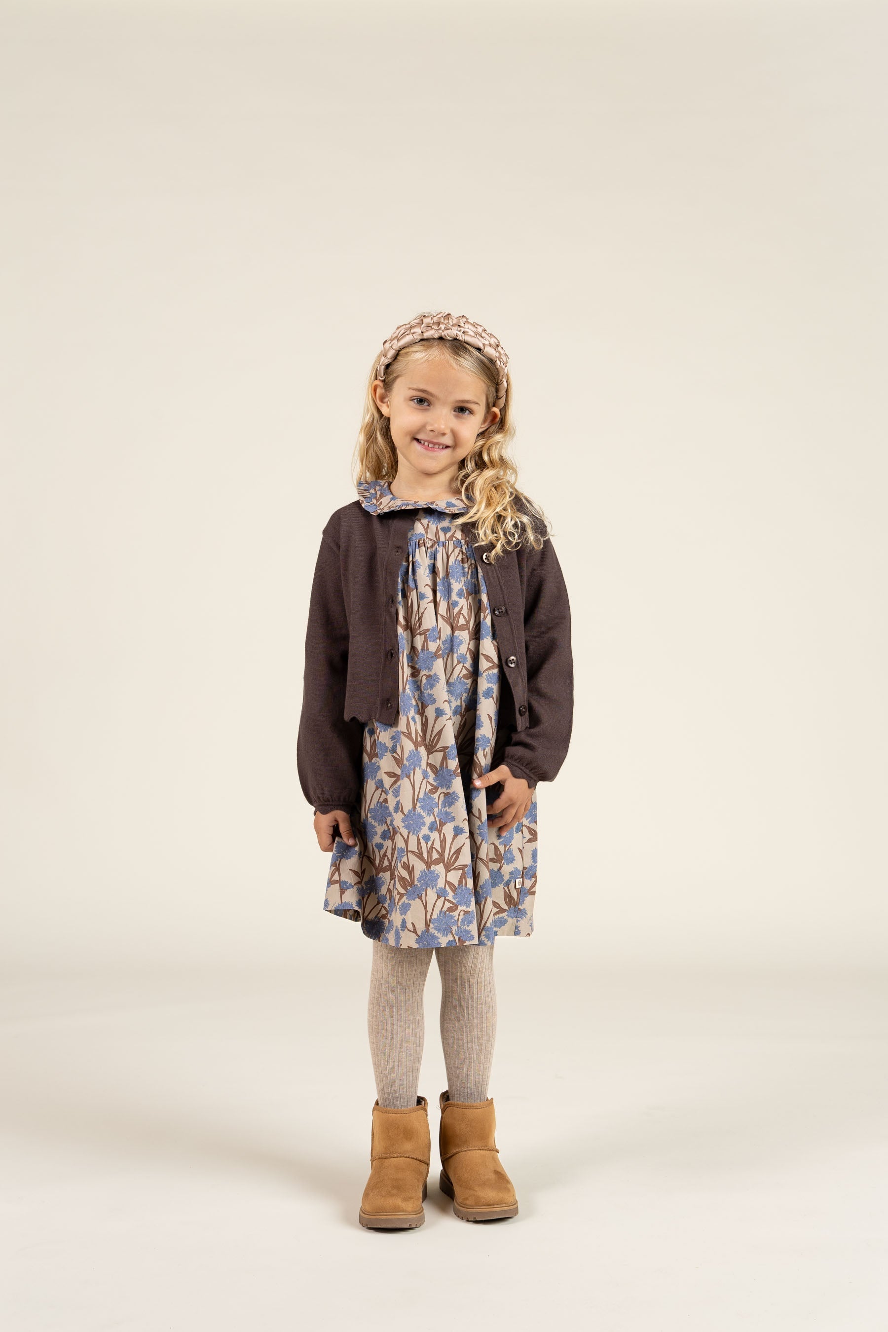 Cardigan - Kids - Chocolate | 100826 Nicole