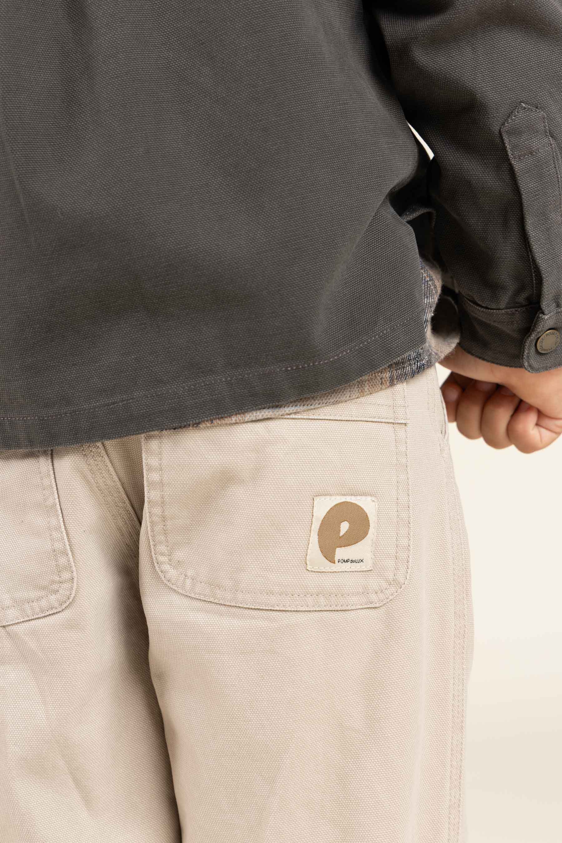 Canvas Overshirt - Kids - Mørkegrå | 100129 Dereck