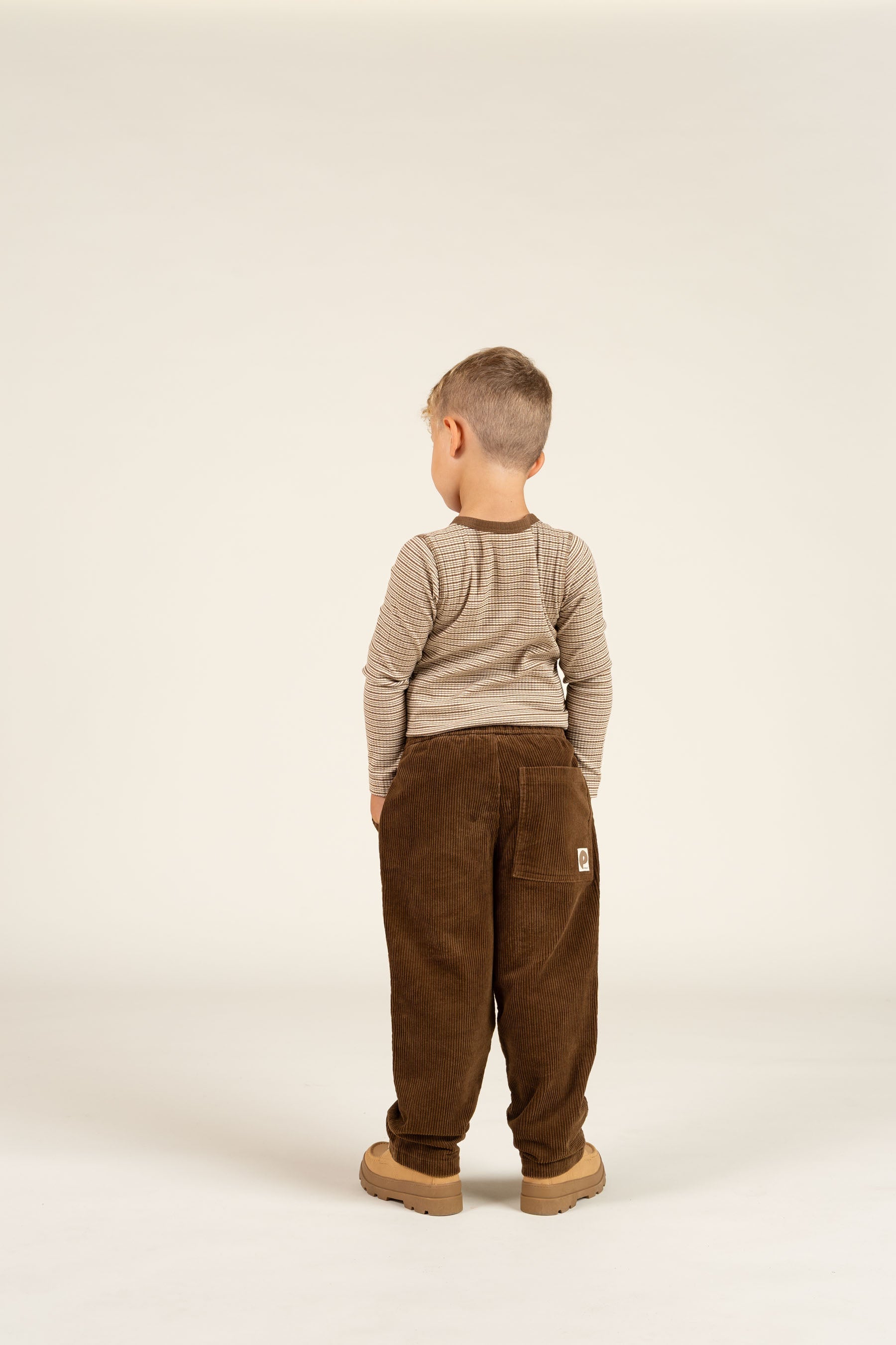 Pull-On Fløjlsbukser m. snøre - Kids - Coffee | 100602 Jace