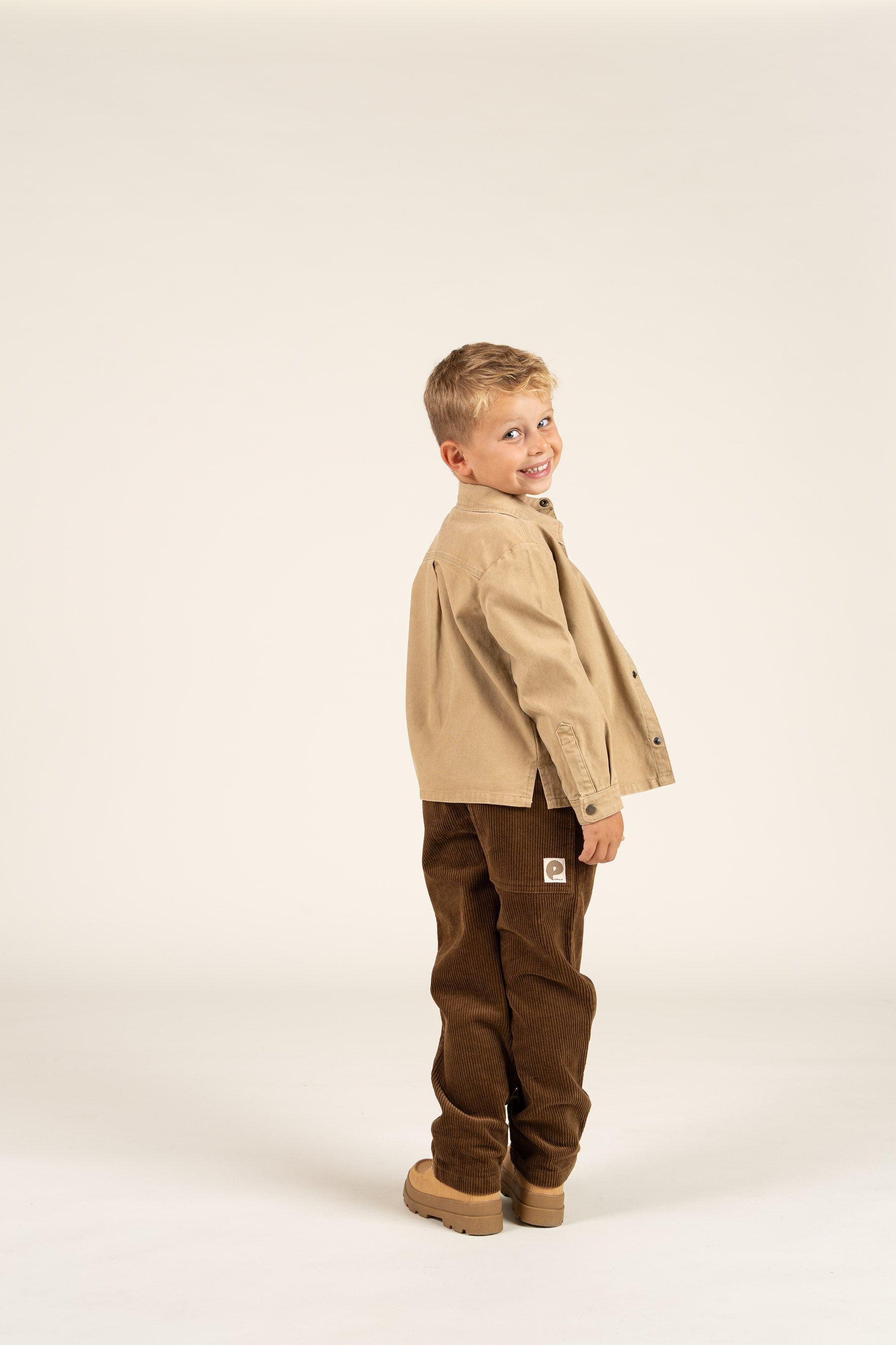 Pull-On Fløjlsbukser m. snøre - Kids - Coffee | 100602 Jace