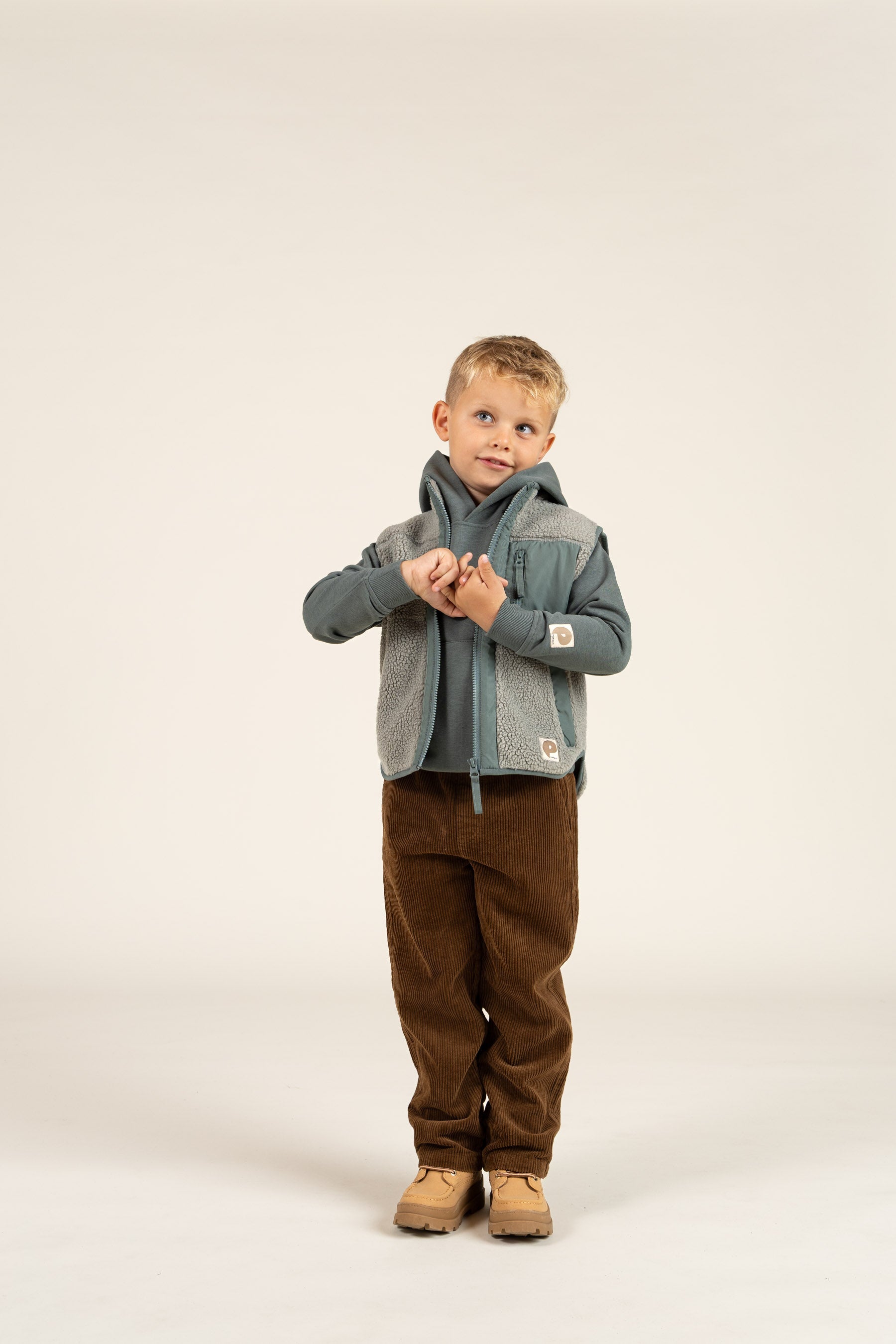 Klassisk Hoodie - Kids - Petrol | 100214 Felix
